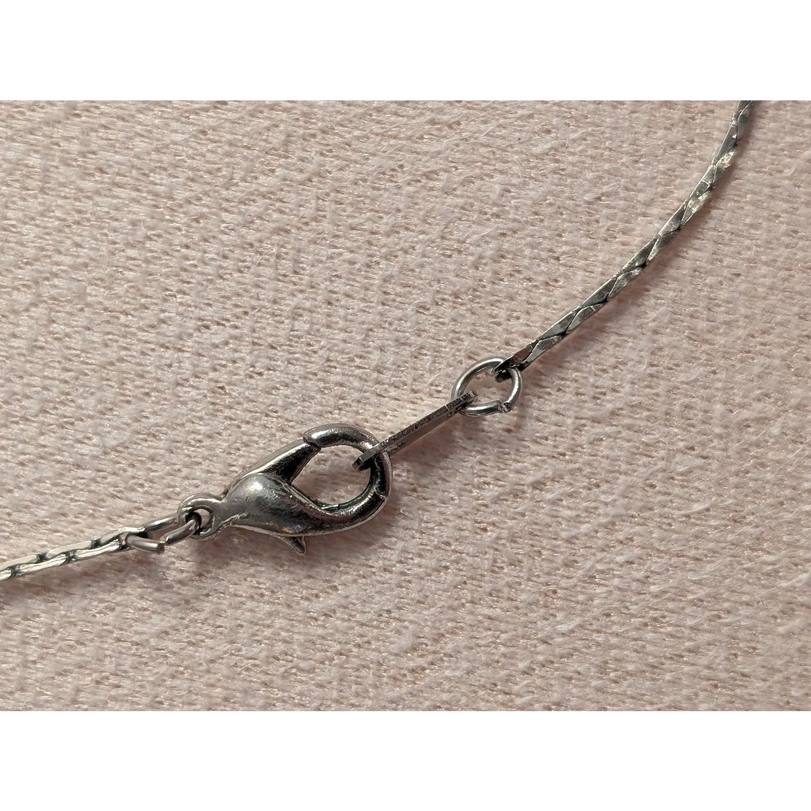 Vintage VTG 1980s Silver-Tone 30" Faux Pearl Station Chain Necklace Size ONE SIZE - 3 Thumbnail