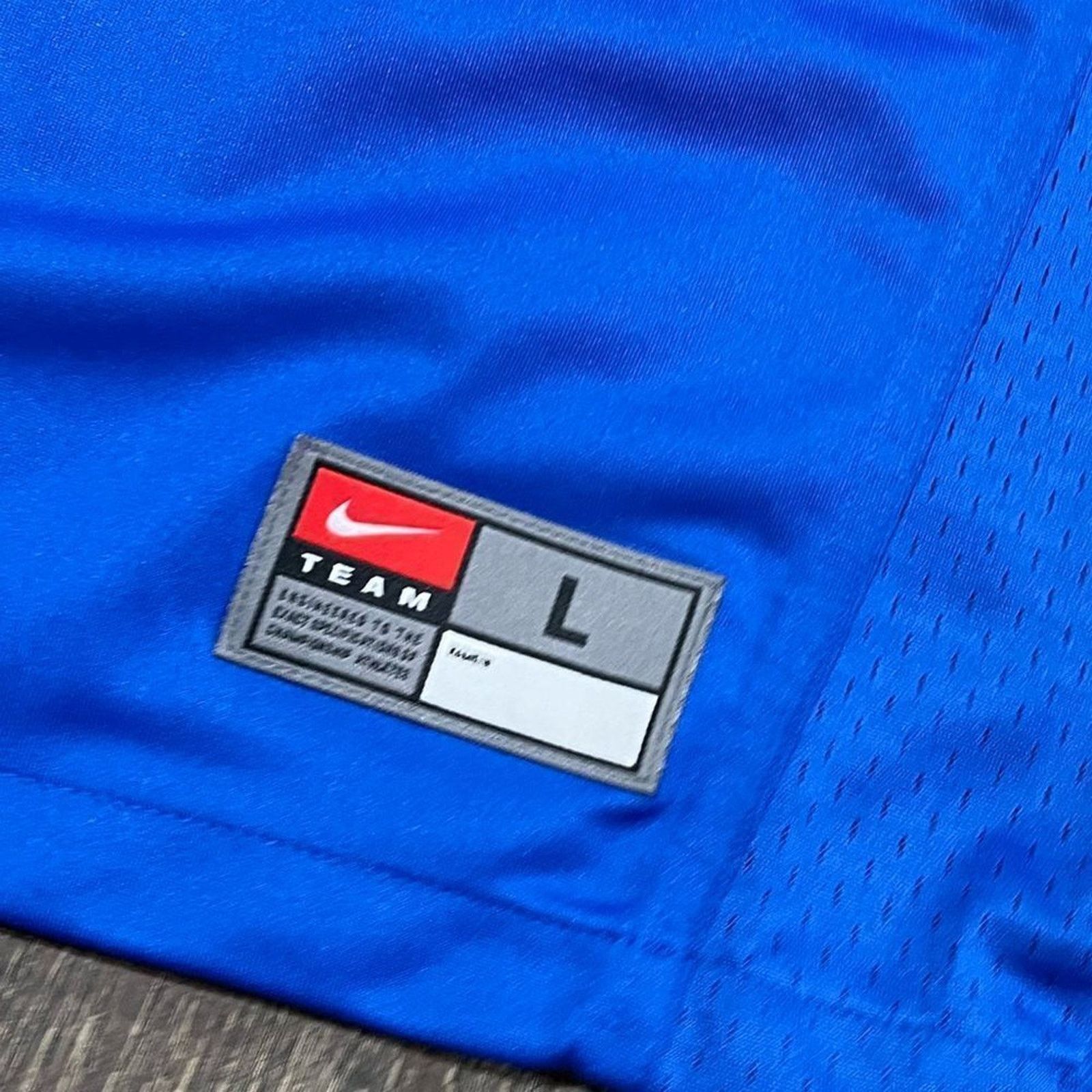 Nike NWOT Nike Team Jersey Short Sleeve V-Neck Blue Large Size US L / EU 52-54 / 3 - 2 Thumbnail
