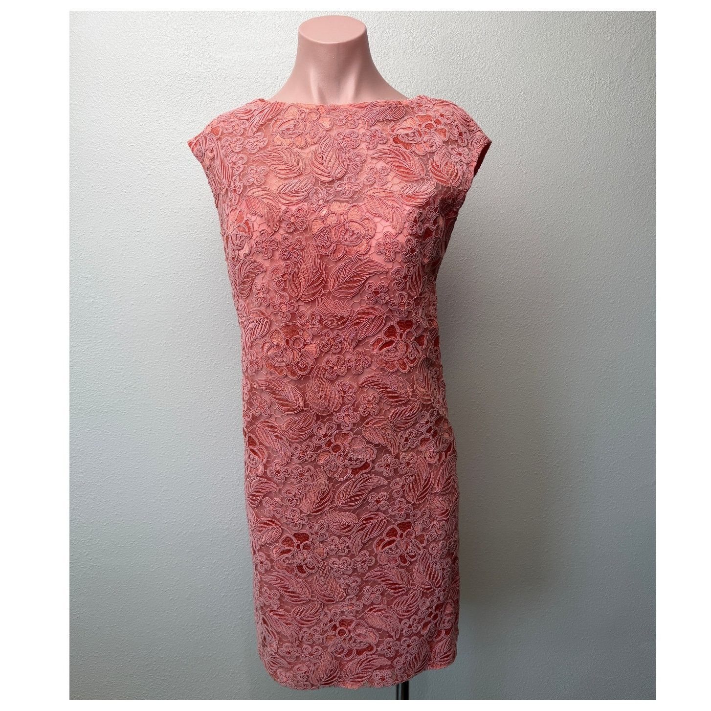 Other Sue Wong Nocturne Peach Embroidered Dress Women 16 Size XXL / US 16-18 / IT 52-54 - 1 Thumbnail