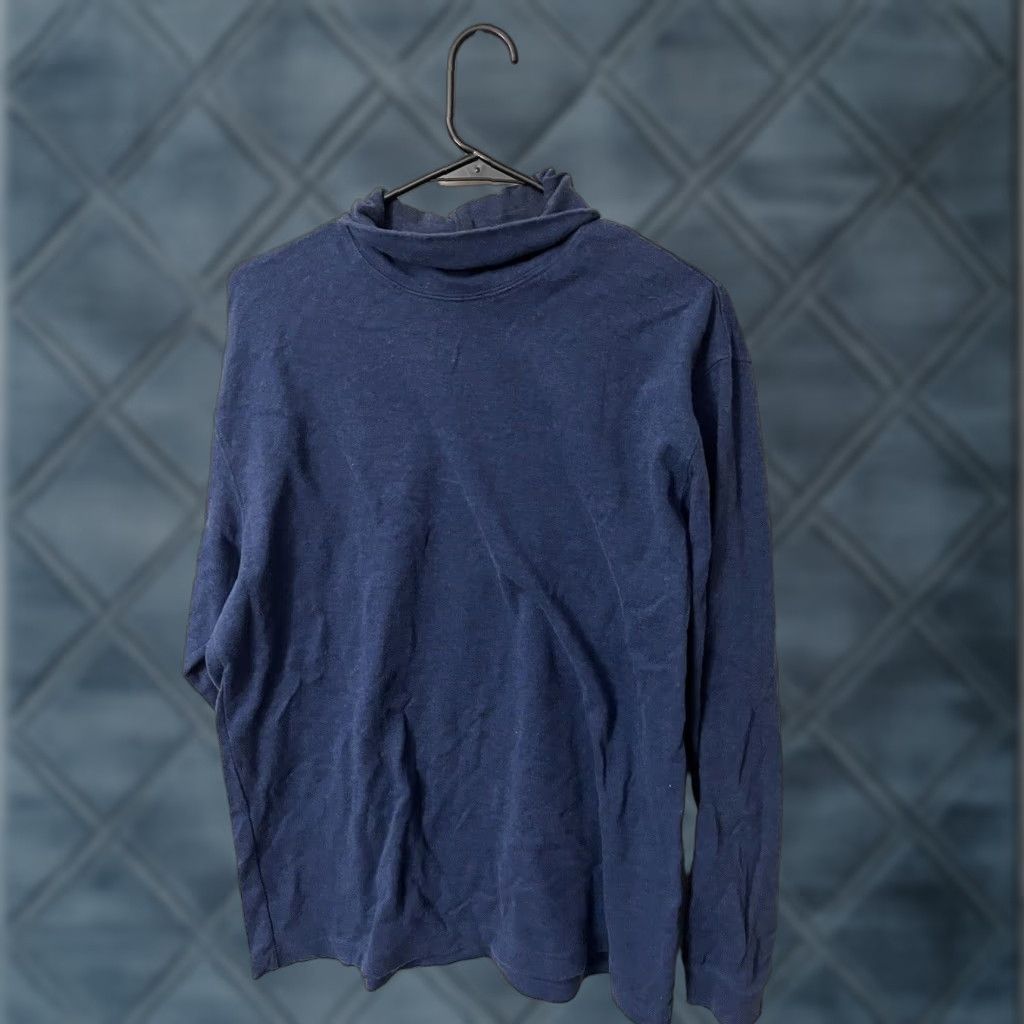 Vintage VINTAGE LL Bean Men’s Blue Long Sleeve Turtleneck Preppy Shirt Sz Large 0 YP52 Size US L / EU 52-54 / 3 - 1 Thumbnail