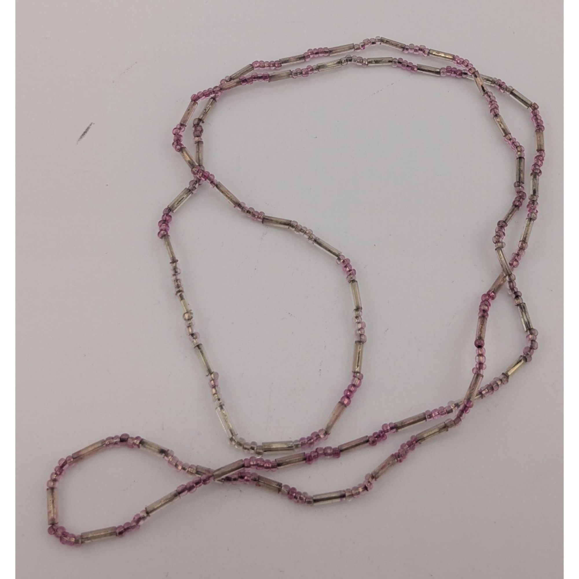 Other Casual Glass Pink & Silver Beaded Necklace Size ONE SIZE - 6 Thumbnail