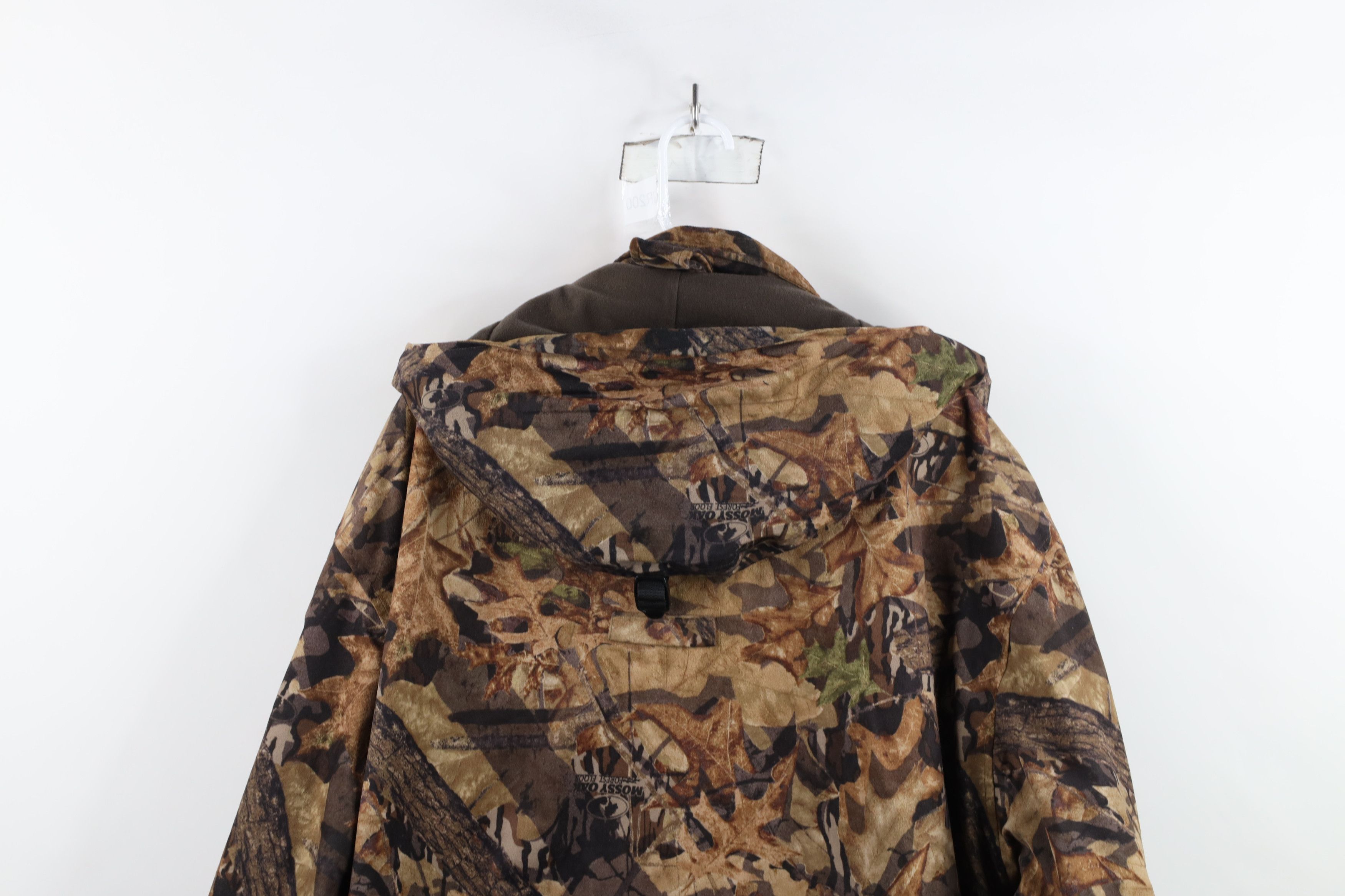 Vintage Vintage Browning Mossy Oak Camouflage Chamois Hooded Jacket Size US XL / EU 56 / 4 - 15 Thumbnail