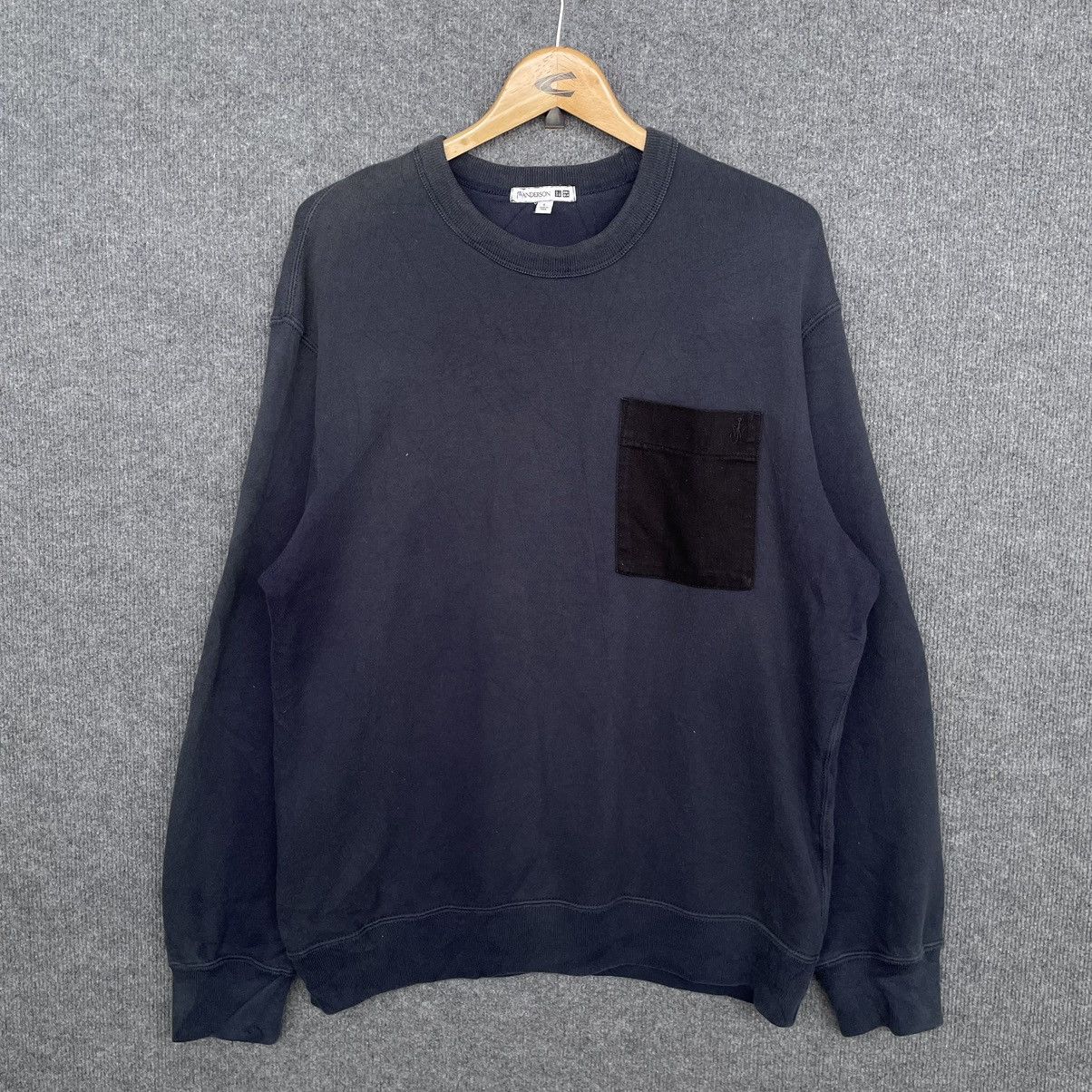 JW Anderson × Japanese Brand × Loewe JW Anderson Single Pocket Sunfaded Sweatshirt Size US L / EU 52-54 / 3 - 1 Thumbnail