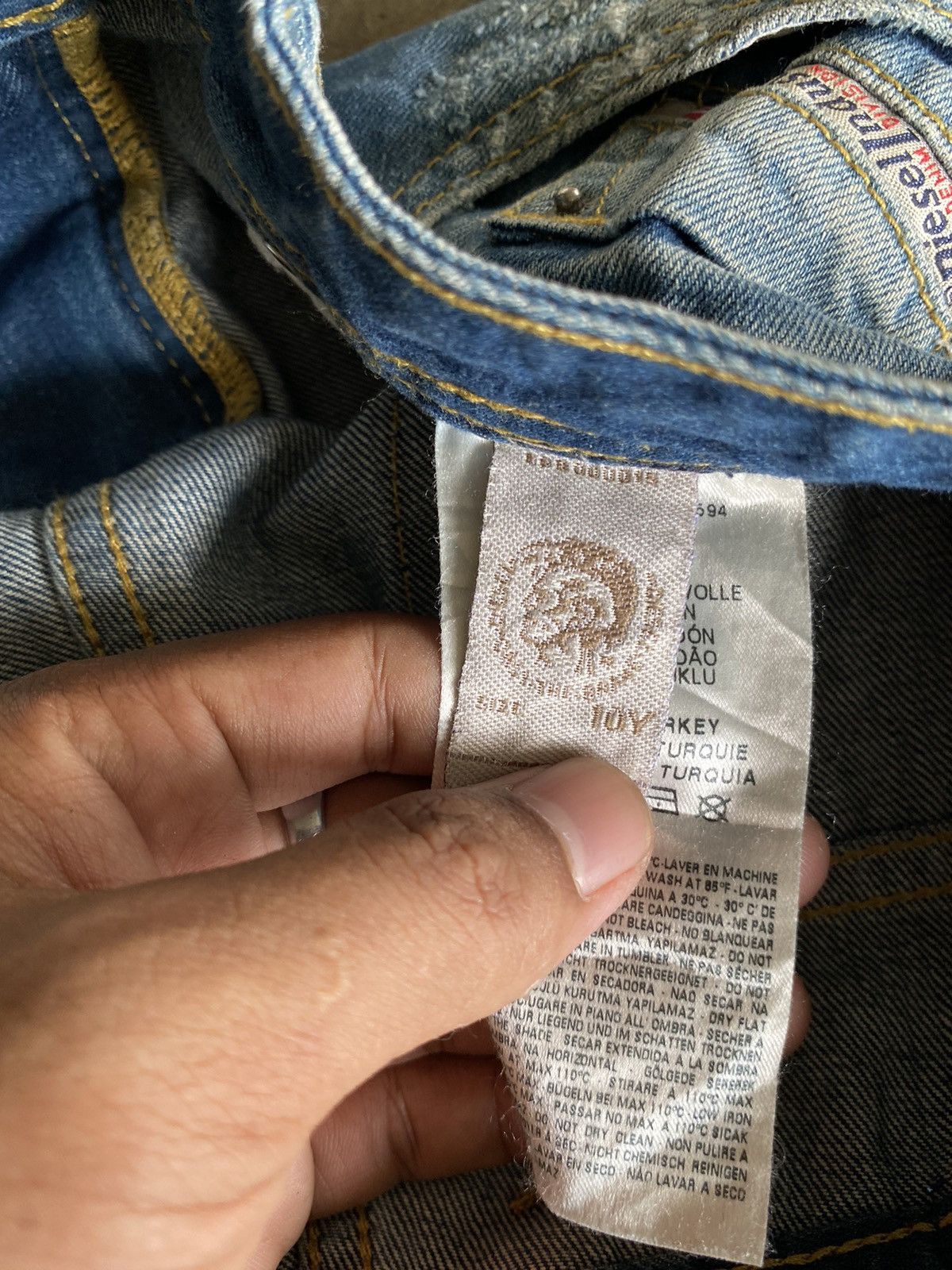 Diesel DIESEL RIPED DENIM PANTS Size 27" / US 4 / IT 40 - 13 Thumbnail