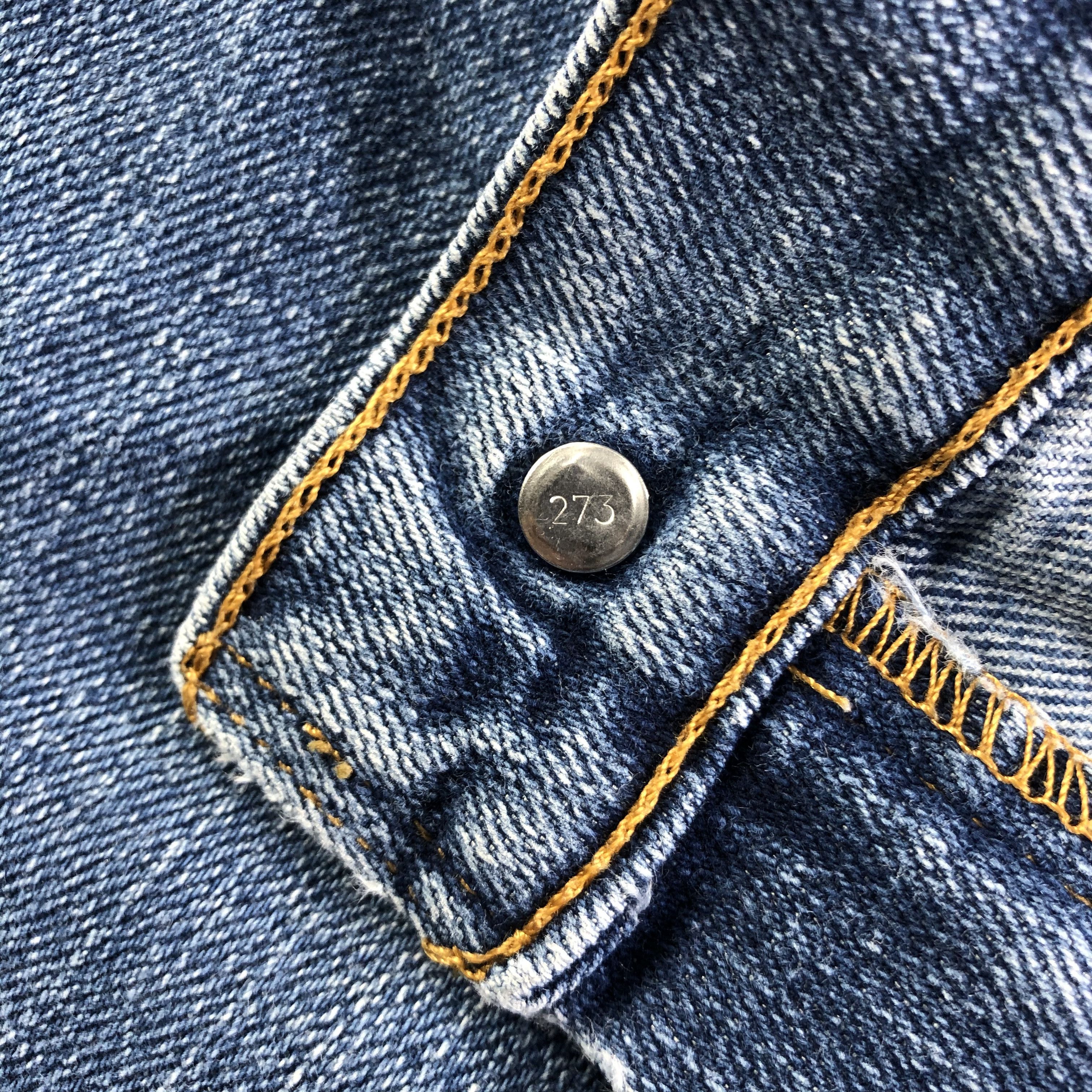 Levi's 90s Vintage Blue Wash Levis 515 Jeans-J4134 Size 32" / US 10 / IT 46 - 8 Thumbnail