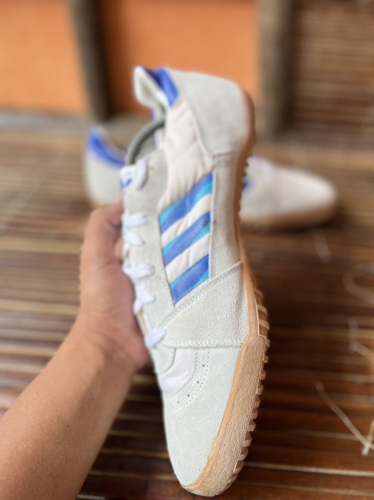 Adidas 1990s Adidas Indoor training vintage rare Size US 12.5 / EU 45-46 - 10 Thumbnail