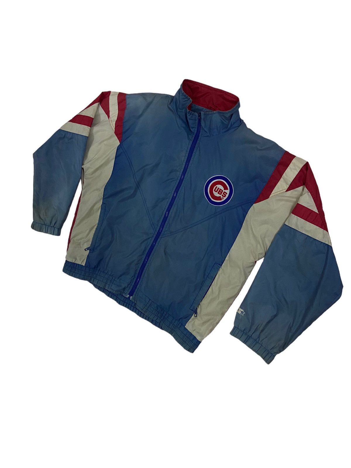 MLB × Starter Vintage Chicago Cubs Baseball Starter Jacket MLB Streetwear Size US M / EU 48-50 / 2 - 2 Thumbnail