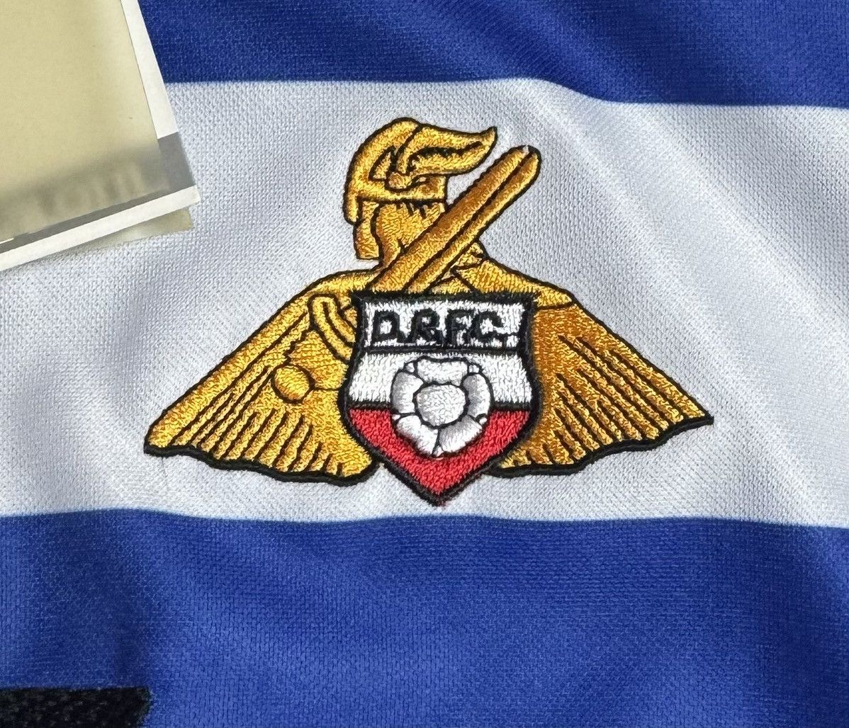Vintage Doncaster Rovers 2007 2008 Away Shirt Soccer Jersey Carlotti Size US L / EU 52-54 / 3 - 7 Thumbnail