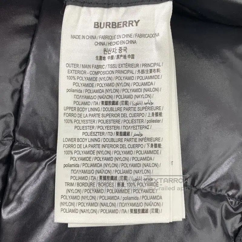 Burberry Burberry L Size Dark Blue Women's Down Jacket. Size L / US 10 / IT 46 - 6 Thumbnail