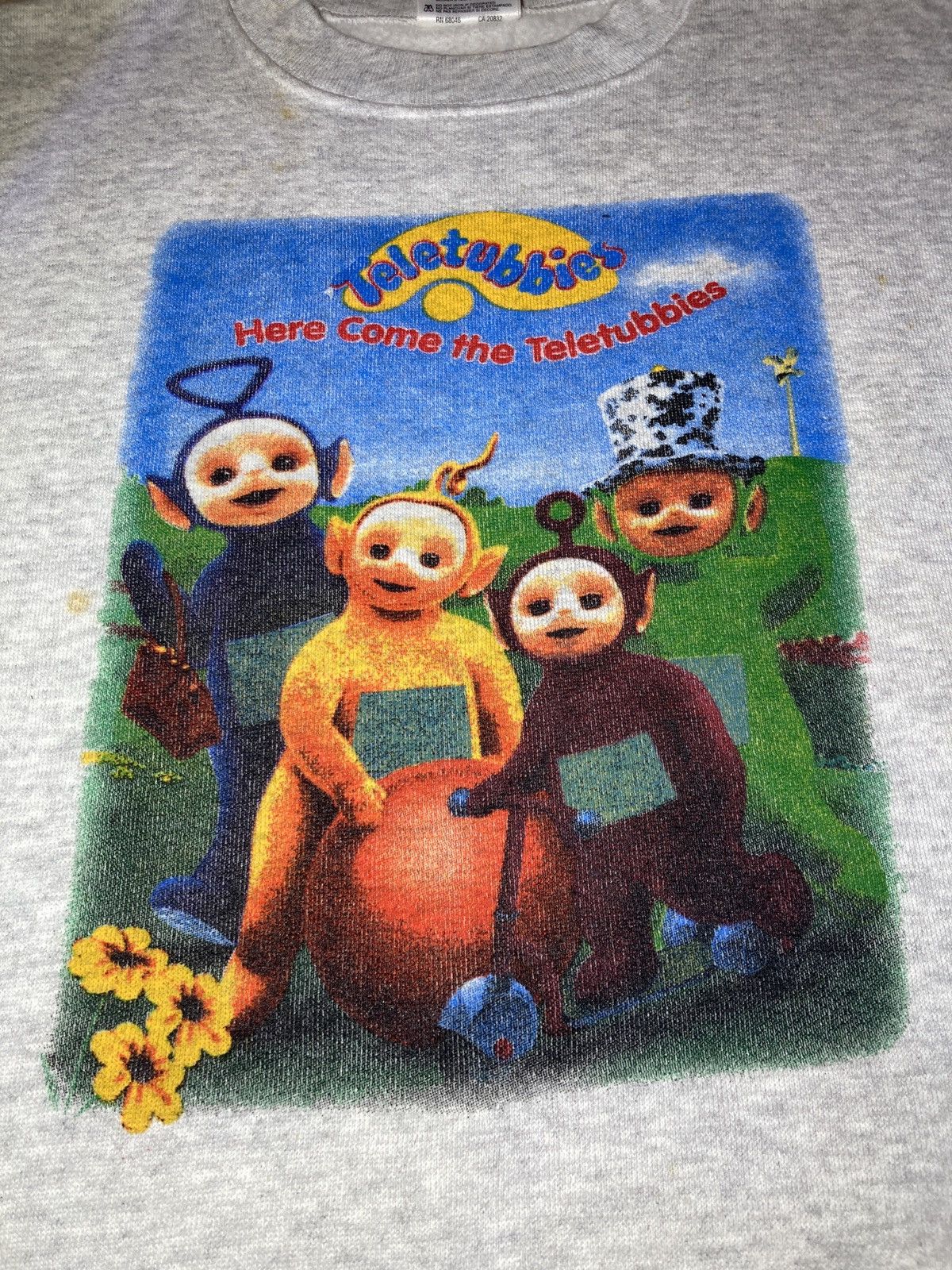 Japanese Brand 2000 Teletubbies Sweatshirt TBS Kids Children Show 90s Hit Size US S / EU 44-46 / 1 - 3 Thumbnail