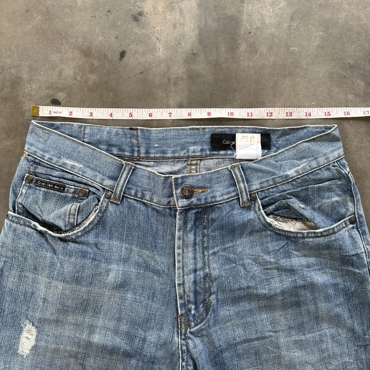 Calvin Klein Vintage Calvin Klein Faded Distressed Denim Jean Pant W32 Size US 32 / EU 48 - 8 Thumbnail