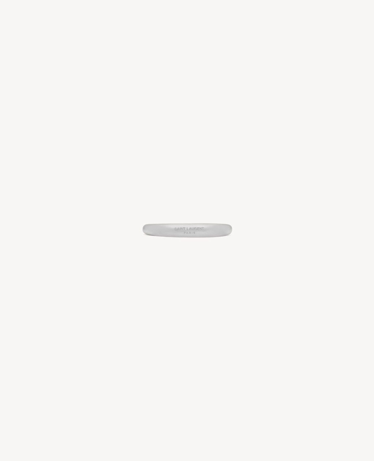 Saint Laurent Paris Saint Laurent Paris Silver Plated Ring Size 9 Size ONE SIZE - 1 Thumbnail