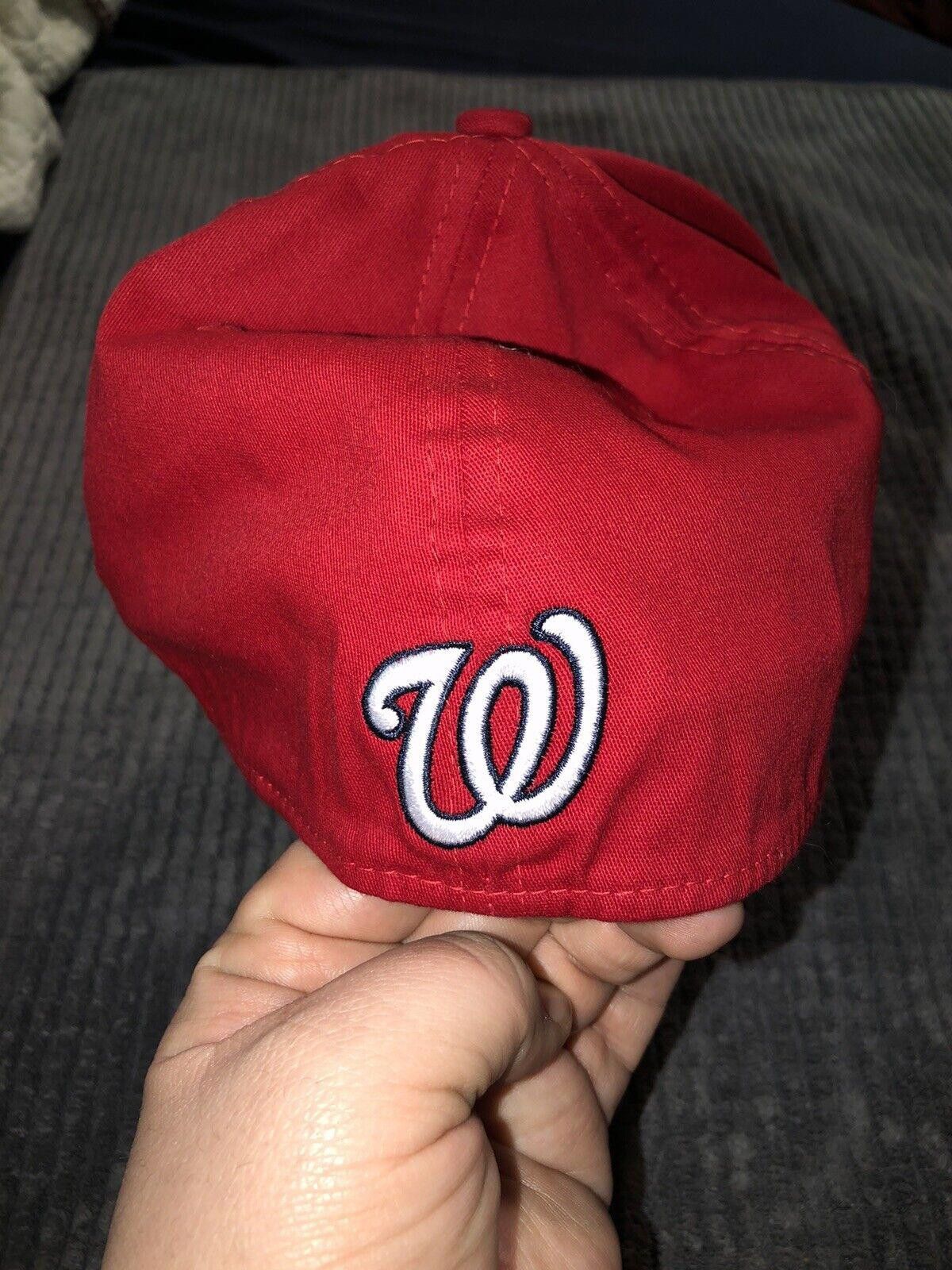 New Era Nationals New Era HC39Thirty Red Side Logo S/M Hat Size ONE SIZE - 7 Thumbnail