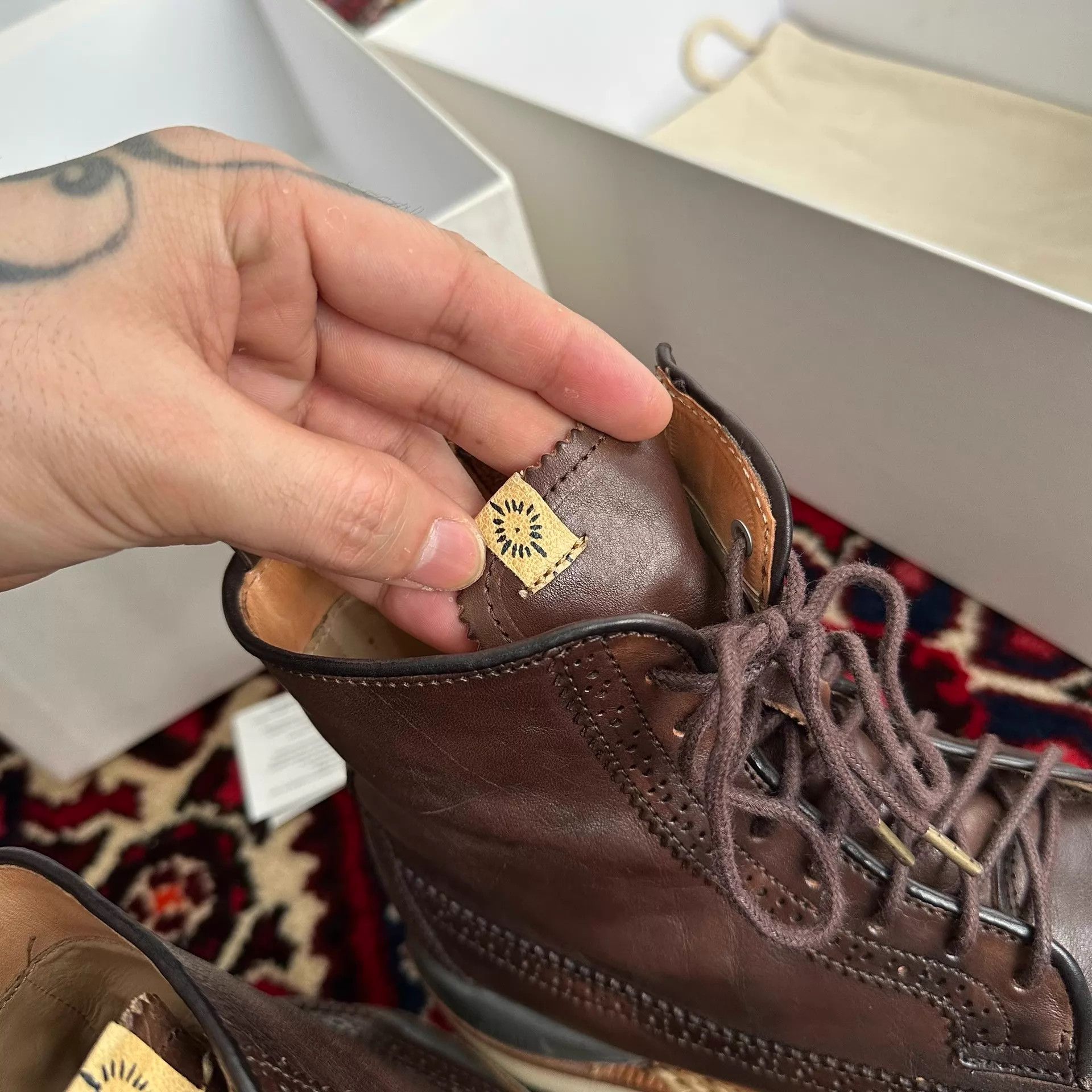 Visvim visvim 12AW PATRICIAN DK.BROWN 8 Brogue Boot Size US 8 / EU 41 - 7 Thumbnail