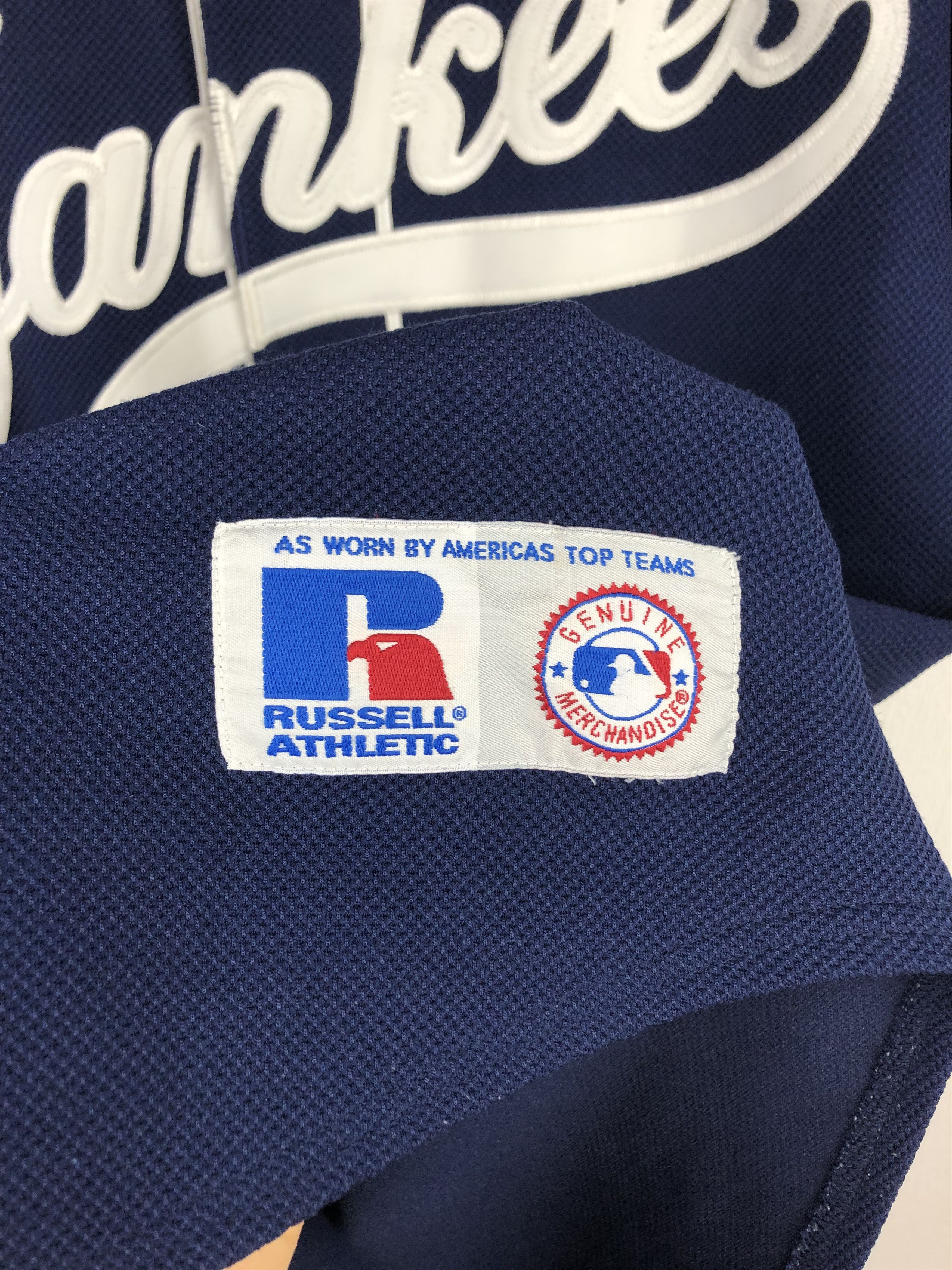MLB Vintage 90's New York Yankees Jersey MLB Blue Baseball Shirt Size US XL / EU 56 / 4 - 6 Thumbnail