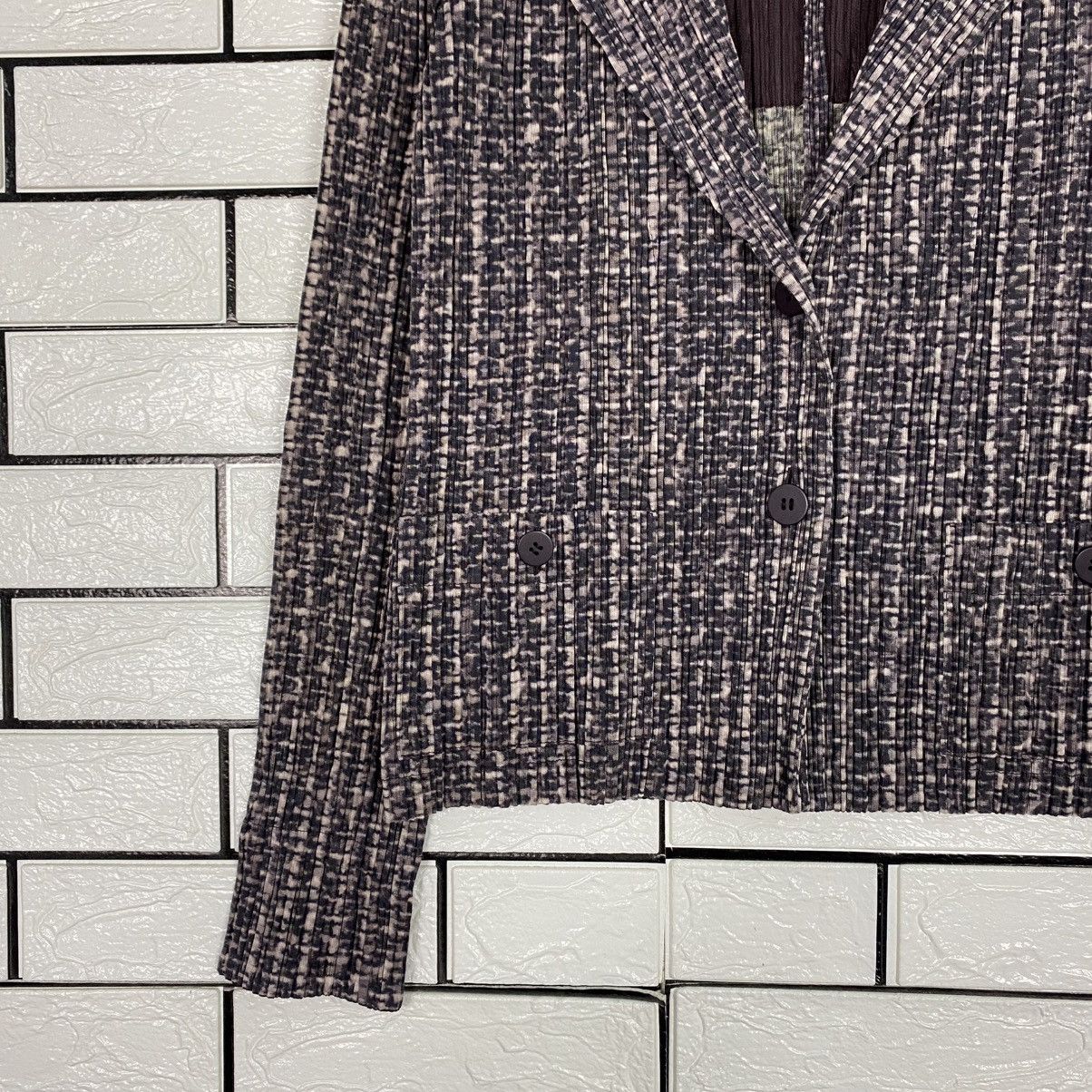 Issey Miyake 🔥BUTTON UPS PLEATED JACKET PLEATS PLEASE ISSEY MIYAKE Size M / US 6-8 / IT 42-44 - 11 Thumbnail