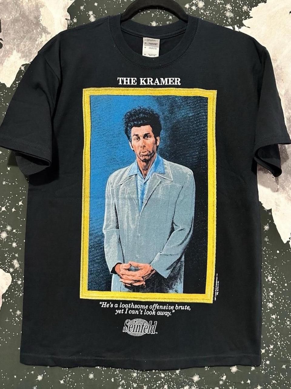 Gildan Seinfeld The Kramer Art Portrait Shirt Size US M / EU 48-50 / 2 - 1 Thumbnail