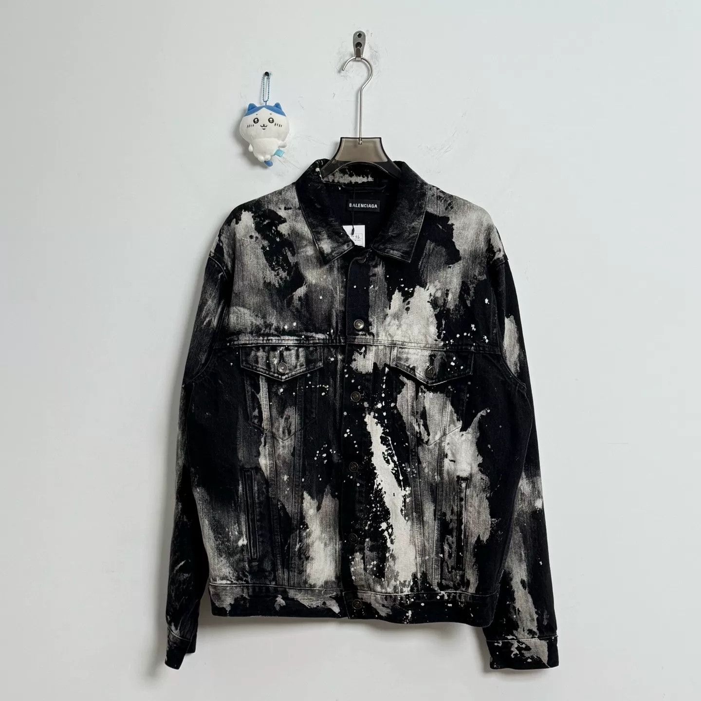 Balenciaga Balenciaga Tie-Dye Denim Jacket Size 46 Size US S / EU 44-46 / 1 - 1 Thumbnail