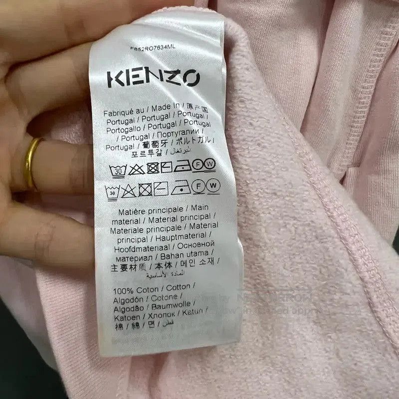 Kenzo KENZO Pink Cotton Short Sleeve Dress . Size S / US 4 / IT 40 - 4 Thumbnail