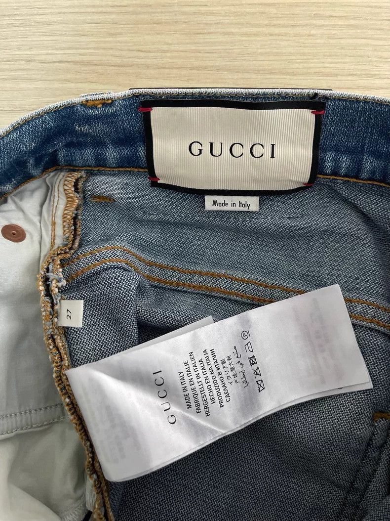 Gucci Gucci Strawberry jeans Size 27" / US 4 / IT 40 - 3 Thumbnail
