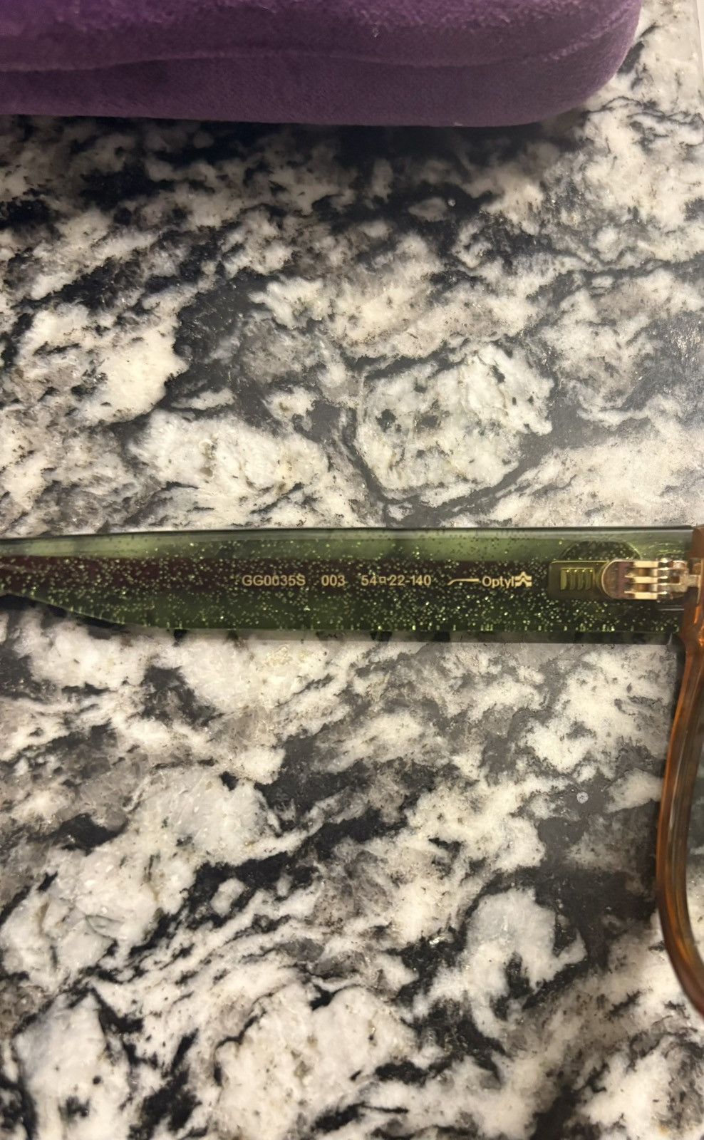 Gucci Gucci Women's Web Accent Sunglasses (Tortoise/Green/Red) Size ONE SIZE - 6 Thumbnail