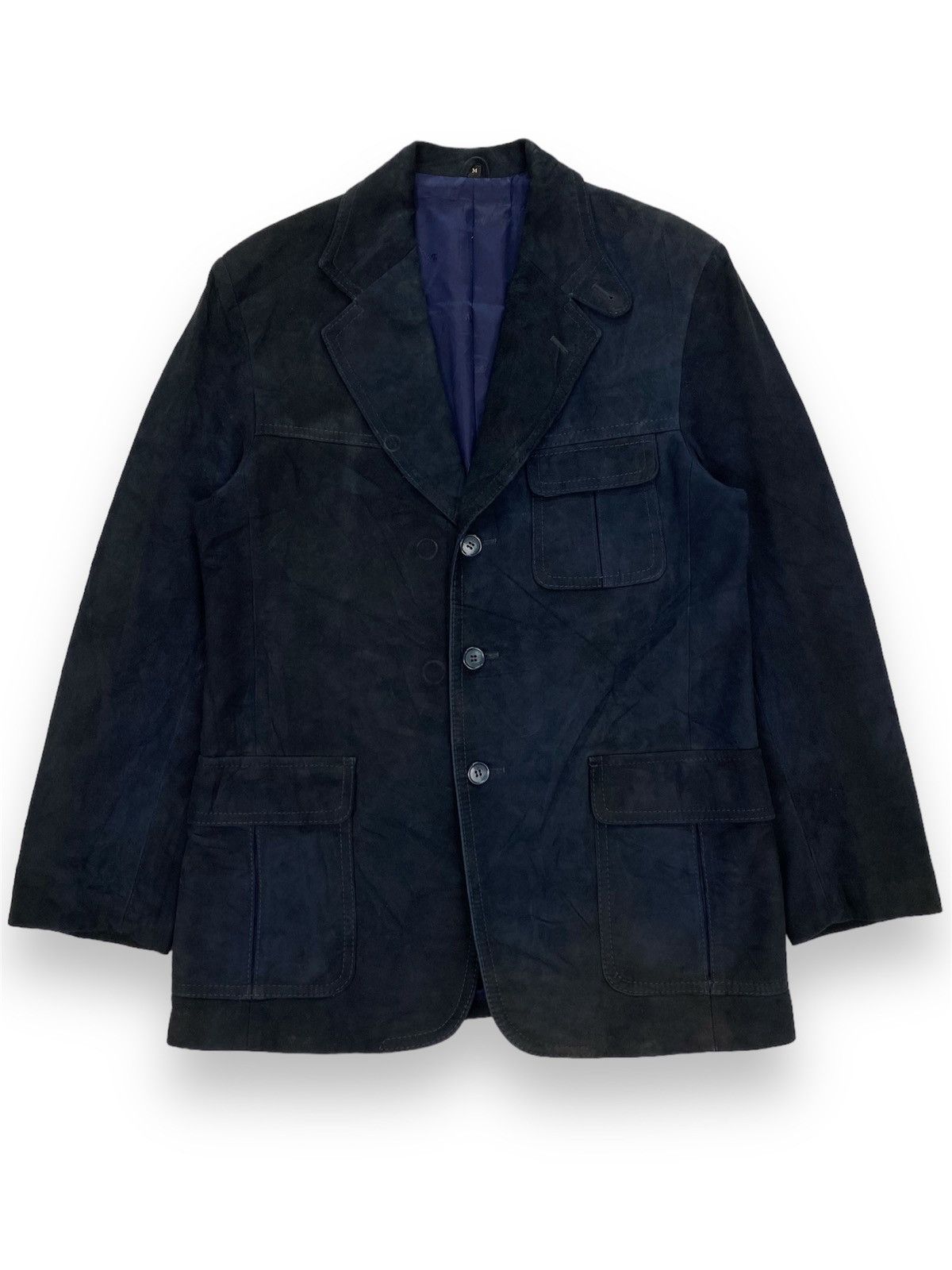 Japanese Brand × Vintage Vintage Angel Leather Dirty Suede Leather Jacket Size US S / EU 44-46 / 1 - 1 Thumbnail