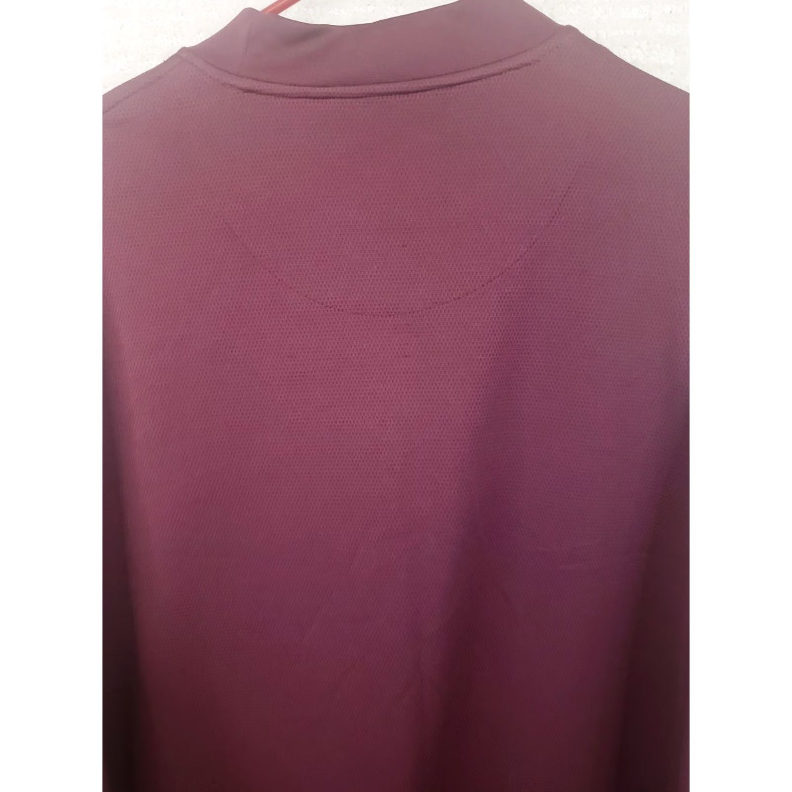 Vintage Pro Tour Shirt 2XLT Garnet Mock Pullover Long Sleeve Polyester Mens Shirt Size US XXL / EU 58 / 5 - 7 Thumbnail