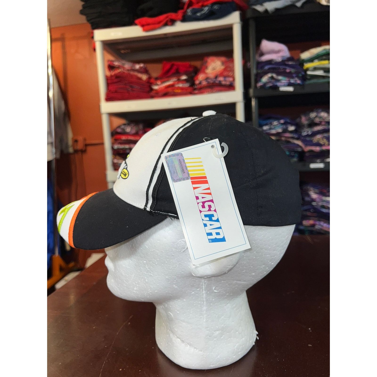 NASCAR Nascar Go Daddy Hat Kasey Kahne Racing Black Fitted Cap OS Size ONE SIZE - 3 Thumbnail