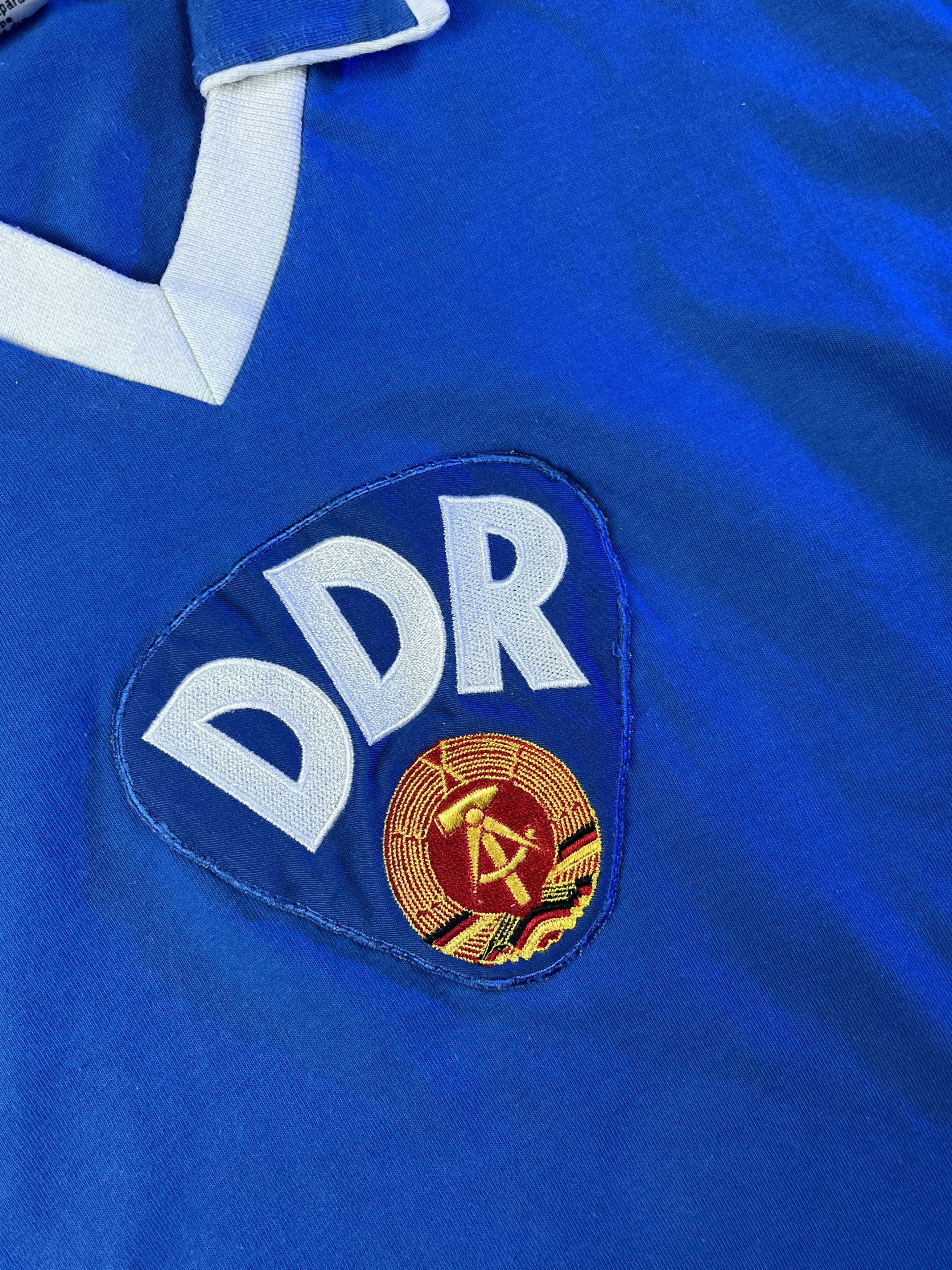 Vintage Rare! 1974 COPA Trikot DDR Weltmeisterschaft Jersey Size US L / EU 52-54 / 3 - 6 Thumbnail