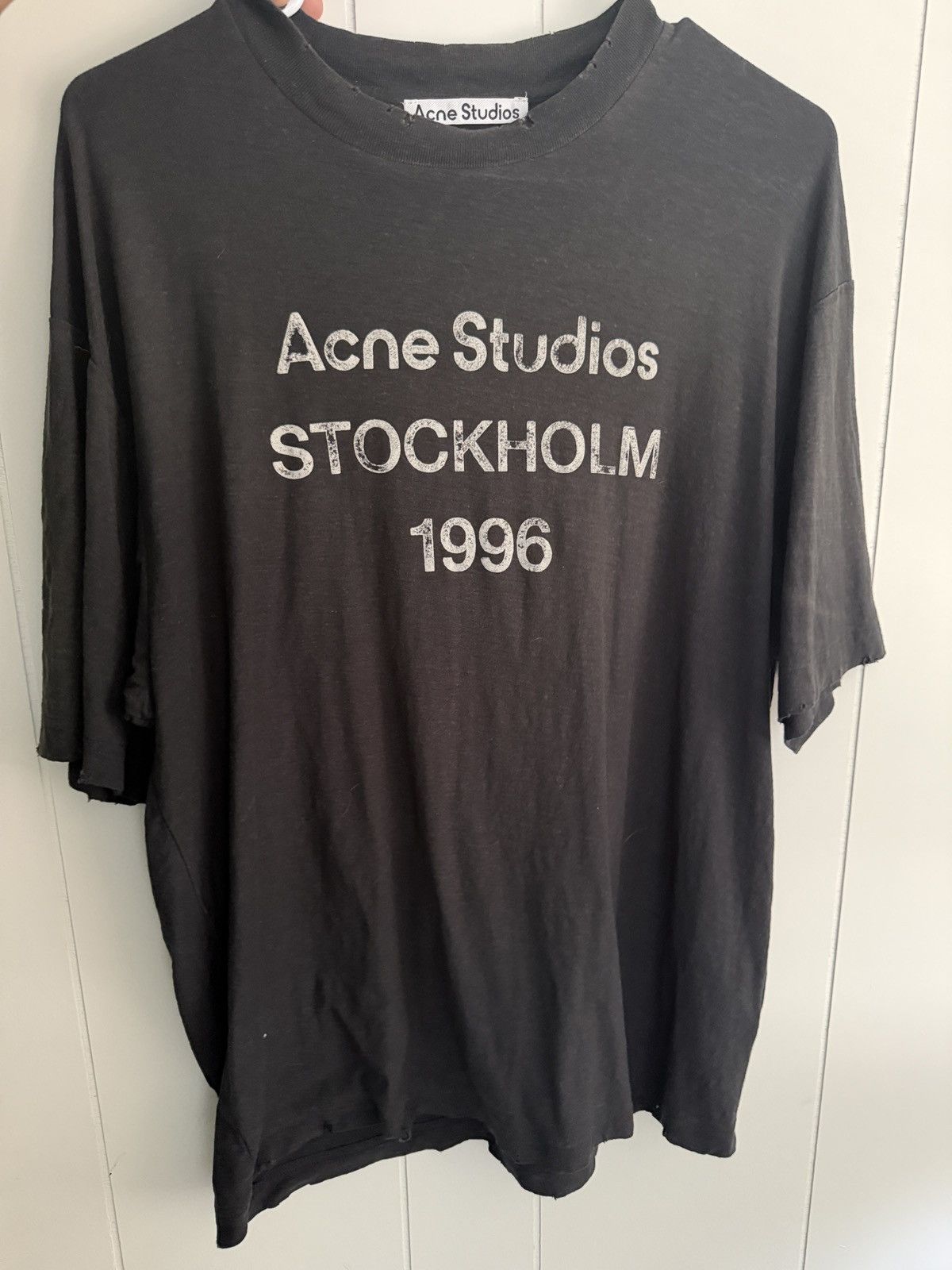 Acne Studios Acne Studios Logo T Shirt Size XS Black Size US M / EU 48-50 / 2 - 1 Thumbnail