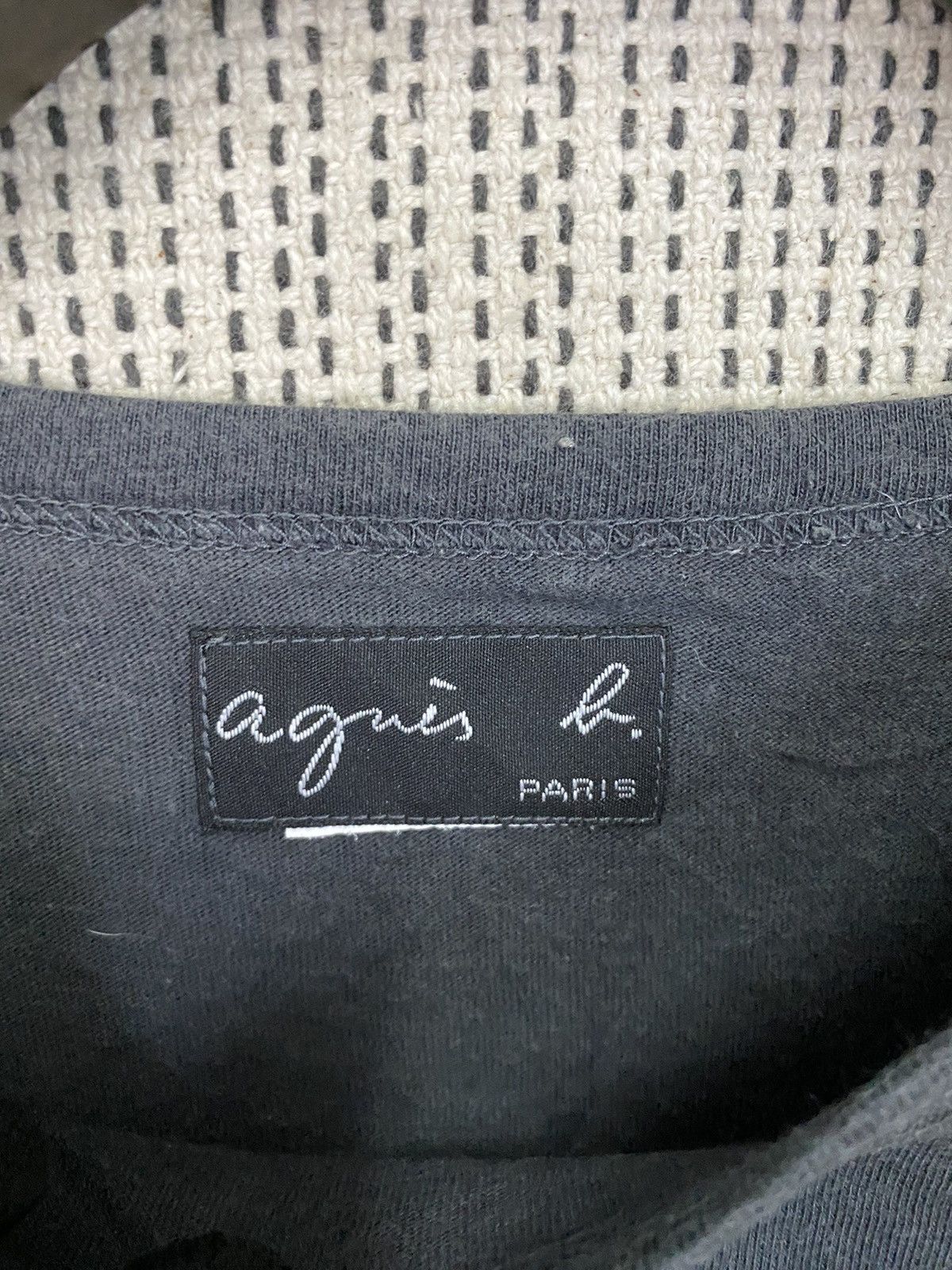 Designer × Japanese Brand × agnes b. Agnes b paris spell out tshirt longsleeve Size S / US 4 / IT 40 - 4 Thumbnail