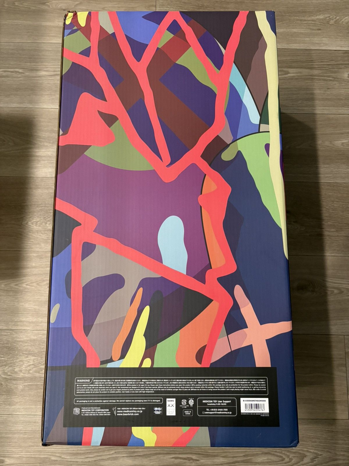 Kaws × Medicom Toy Brand New Kaws Tension Bearbrick 1000% Size ONE SIZE - 4 Thumbnail