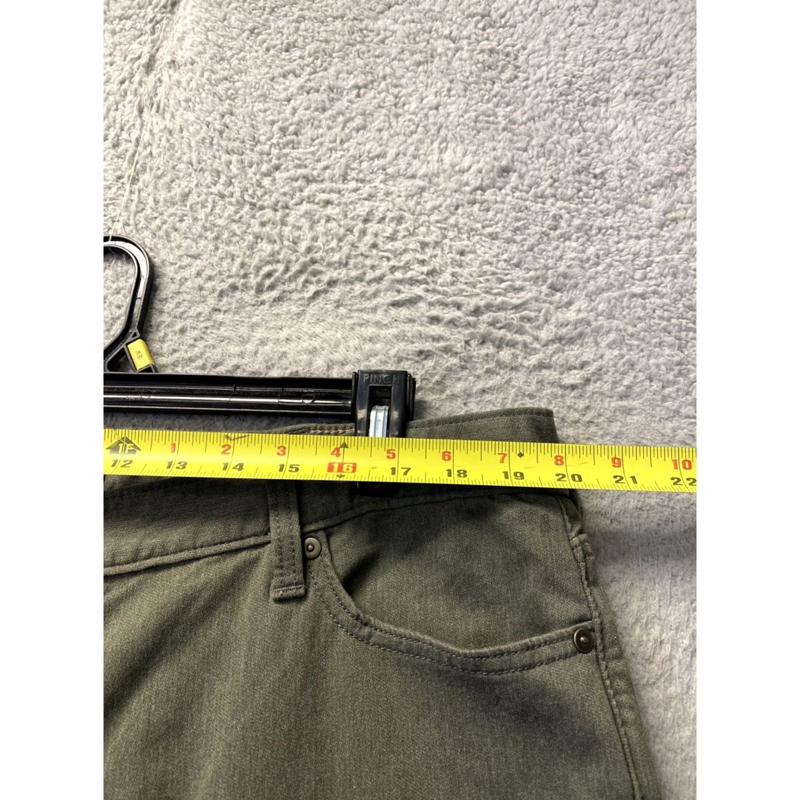 Banana Republic Banana Republic Traveler Pants Mens 40x32 Green Slim Straight 5-Pocket Casual Pants Size US 40 / EU 56 - 3 Thumbnail