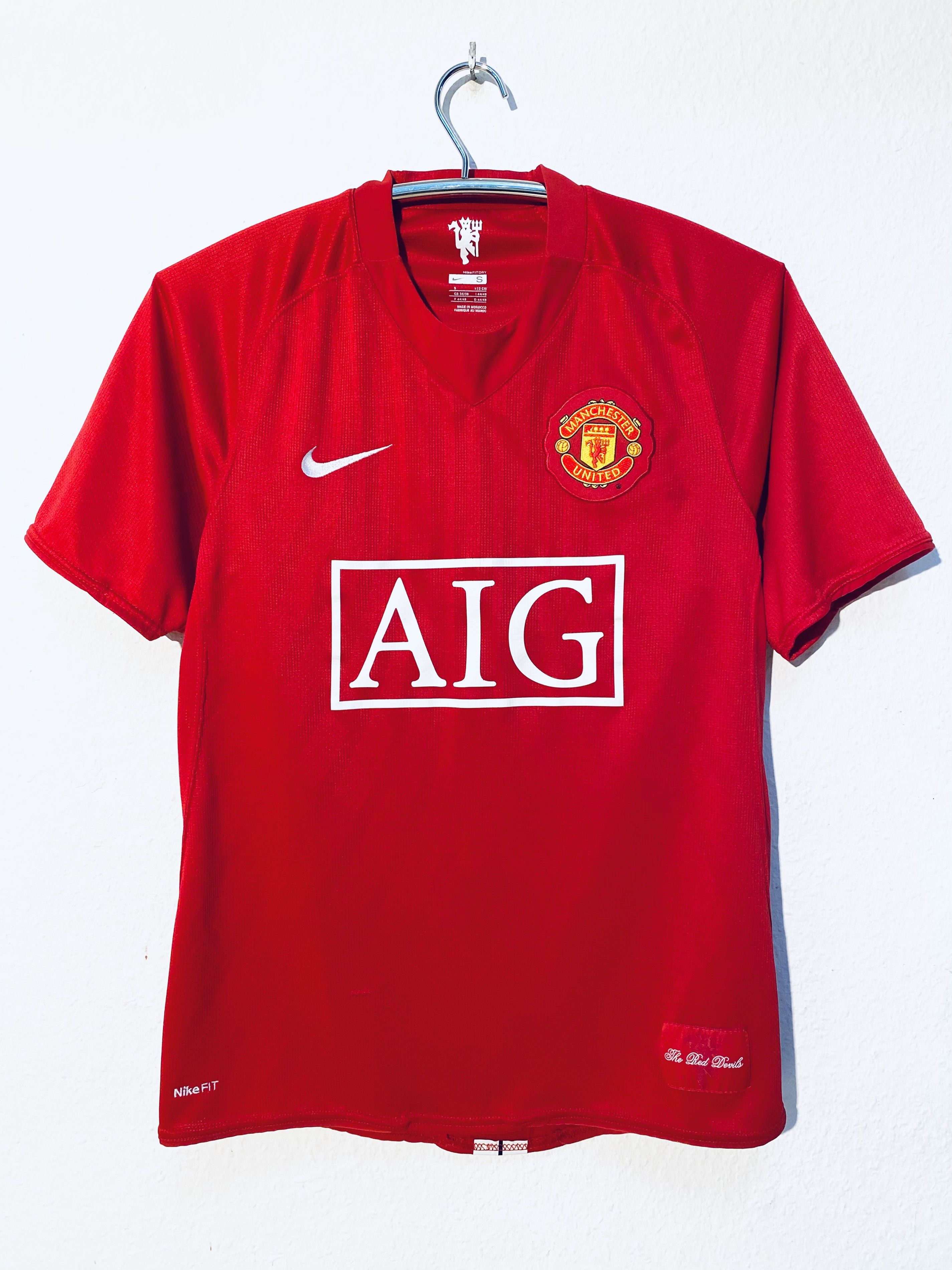 Nike Manchester United *Ronaldo* League Home Jersey 2007 / 2009 Size US S / EU 44-46 / 1 - 2 Thumbnail