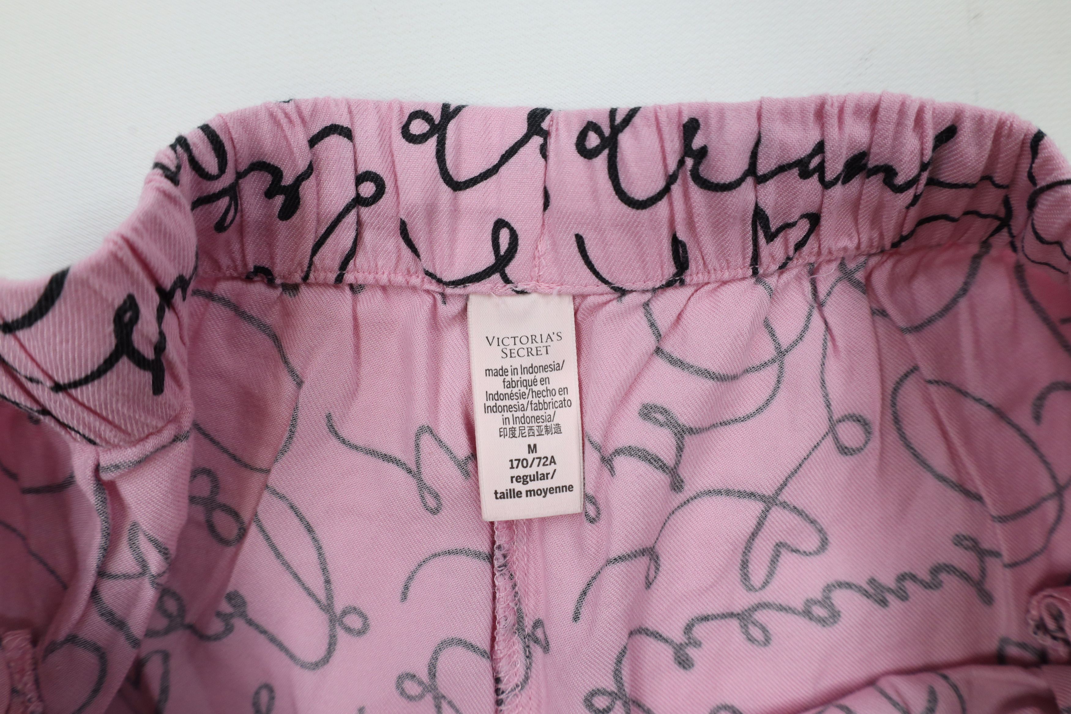 Victoria's Secret × Vintage Vintage Victorias Secret Faded 2 Piece Flannel Pajamas Set Size 28" / US 6 / IT 42 - 15 Thumbnail