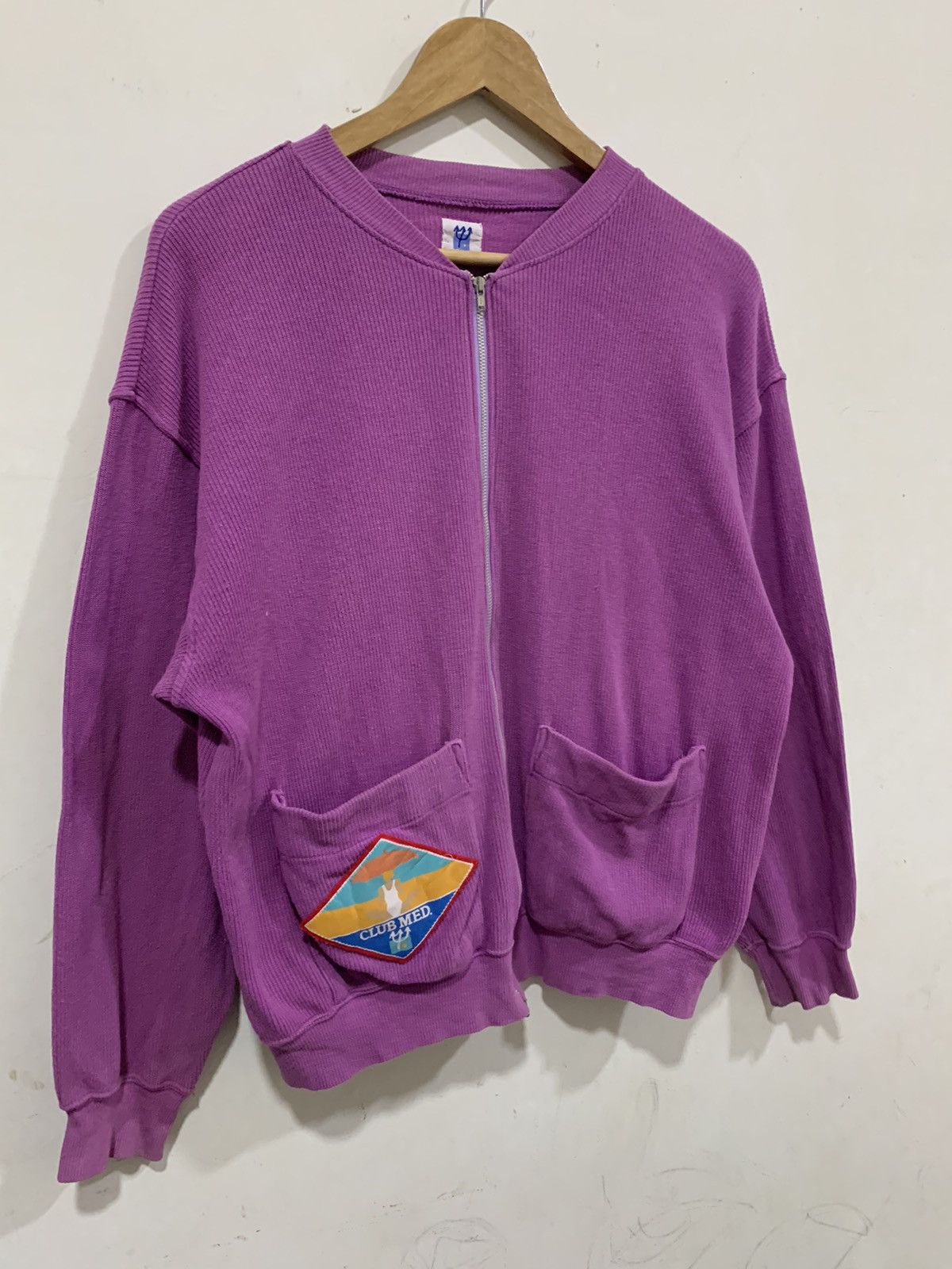 Vintage Vintage Club Med Zip-Up Sweater Size US M / EU 48-50 / 2 - 3 Thumbnail