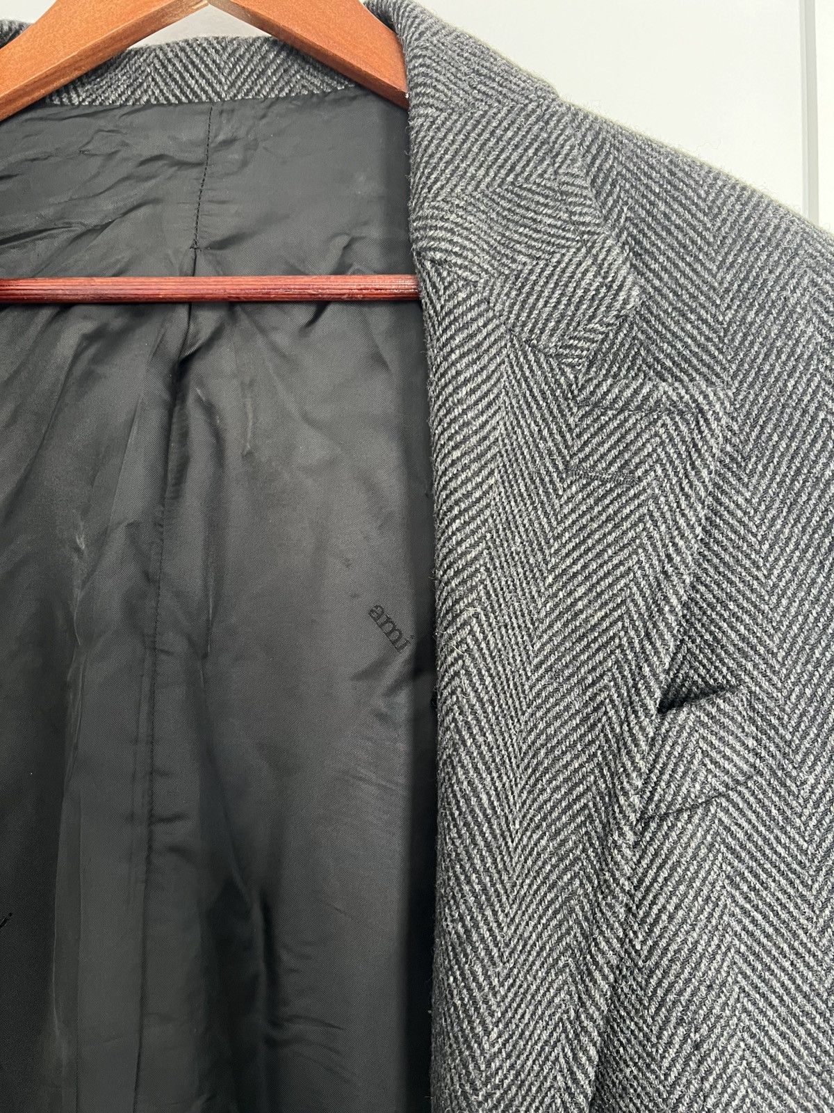 AMI Ami Single Breasted overcoat Size US L / EU 52-54 / 3 - 3 Thumbnail
