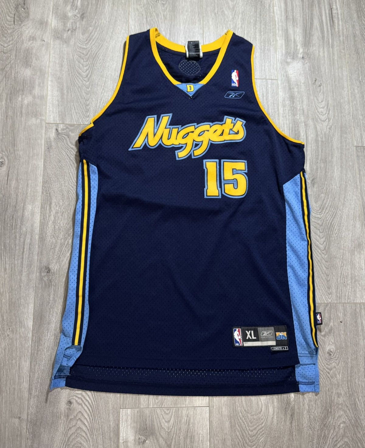 NBA × Reebok × Vintage Carmelo Anthony Denver Nuggets Jersey Swingman Alt NBA Blue Size US XL / EU 56 / 4 - 1 Thumbnail