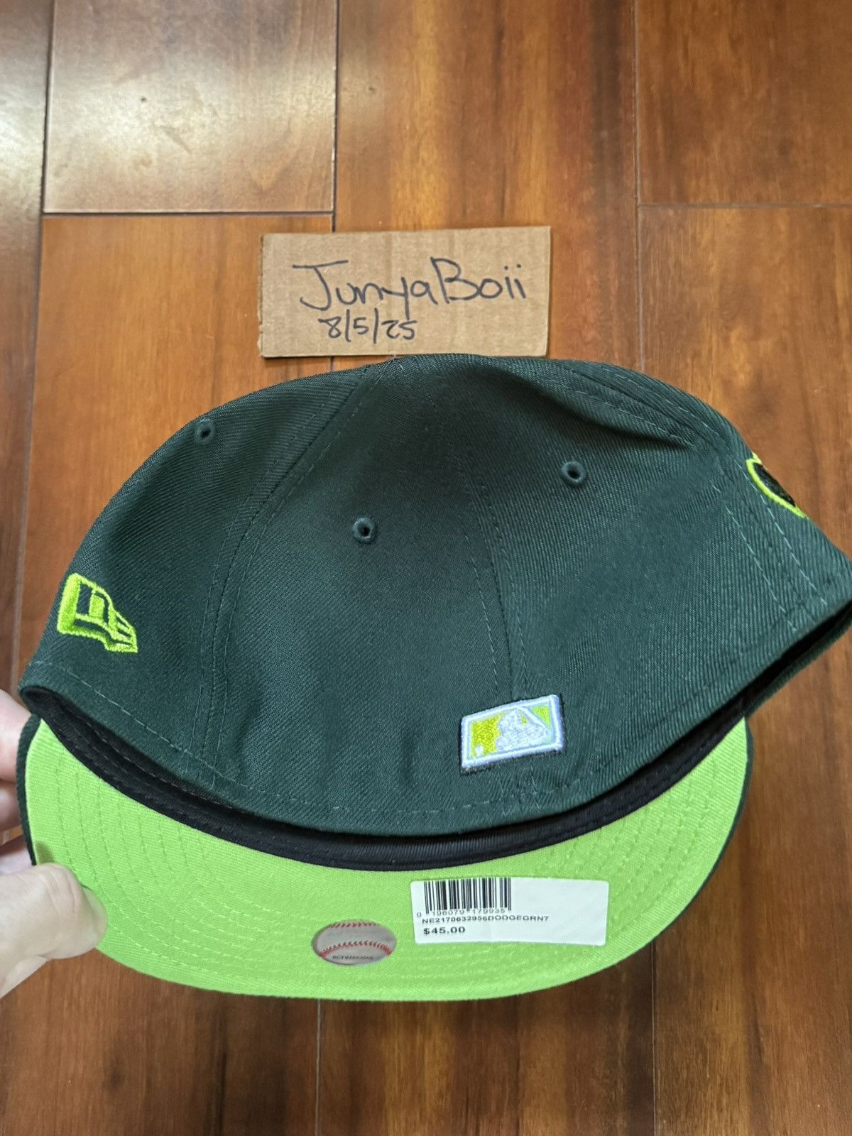 Hat Club Size 7 LA Dodgers 50th Anniversary Patch Crocodile Fitted Size ONE SIZE - 4 Thumbnail