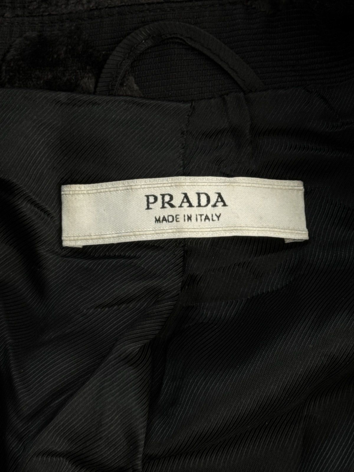 Prada Prada F/W 2009 Runway Black Silk Velvet Floral Jacket Size S / US 4 / IT 40 - 7 Thumbnail