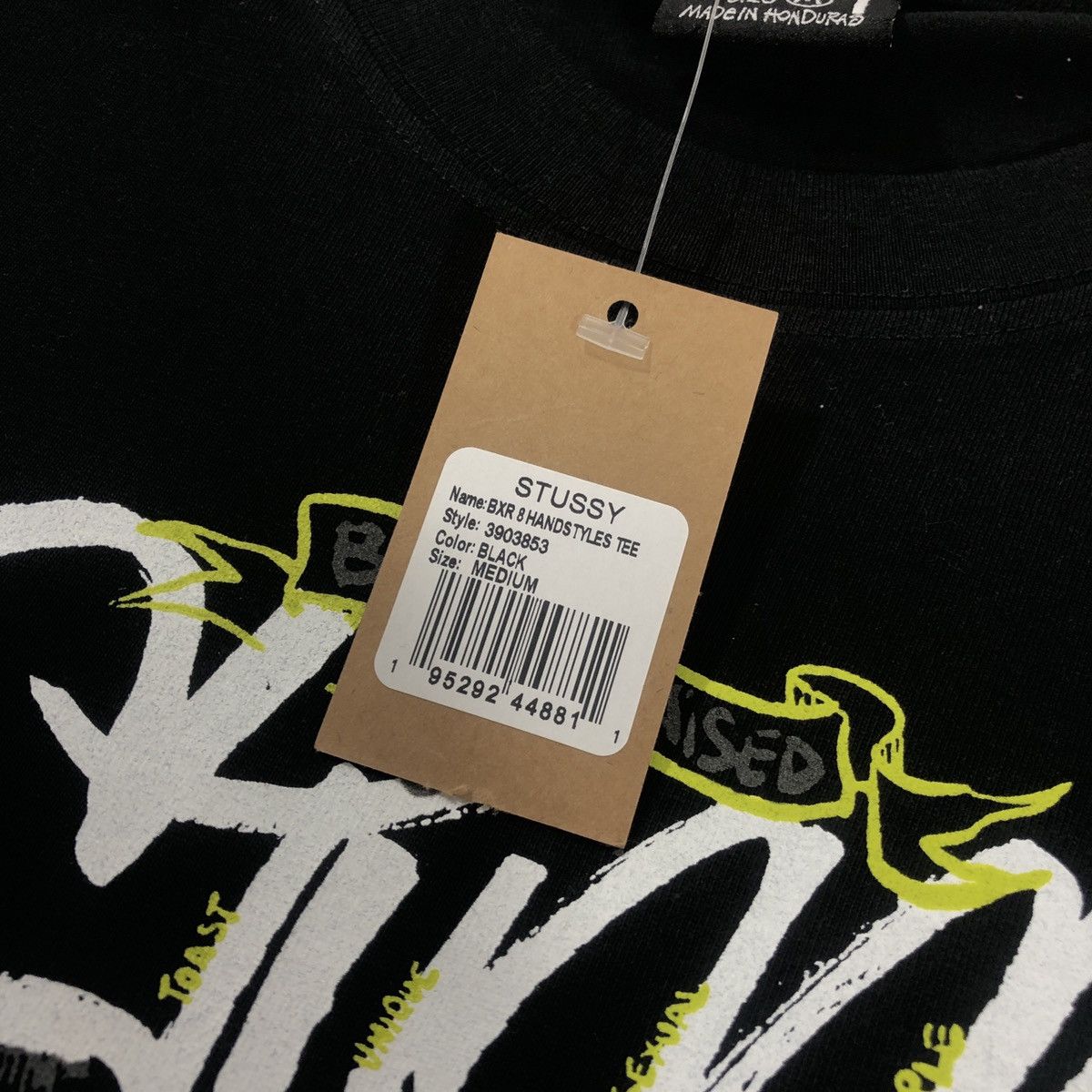 Stussy × Vintage Stussy Born X Raised 8 Handstyles Tee Size US M / EU 48-50 / 2 - 5 Thumbnail