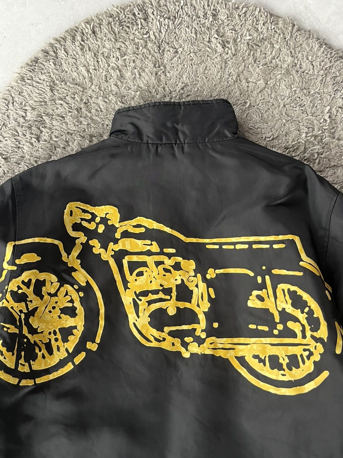 Giorgio Armani Vintage Jacket Armani Jeans BIG LOGO Motorcycle Streetwear Size US M / EU 48-50 / 2 - 5 Thumbnail