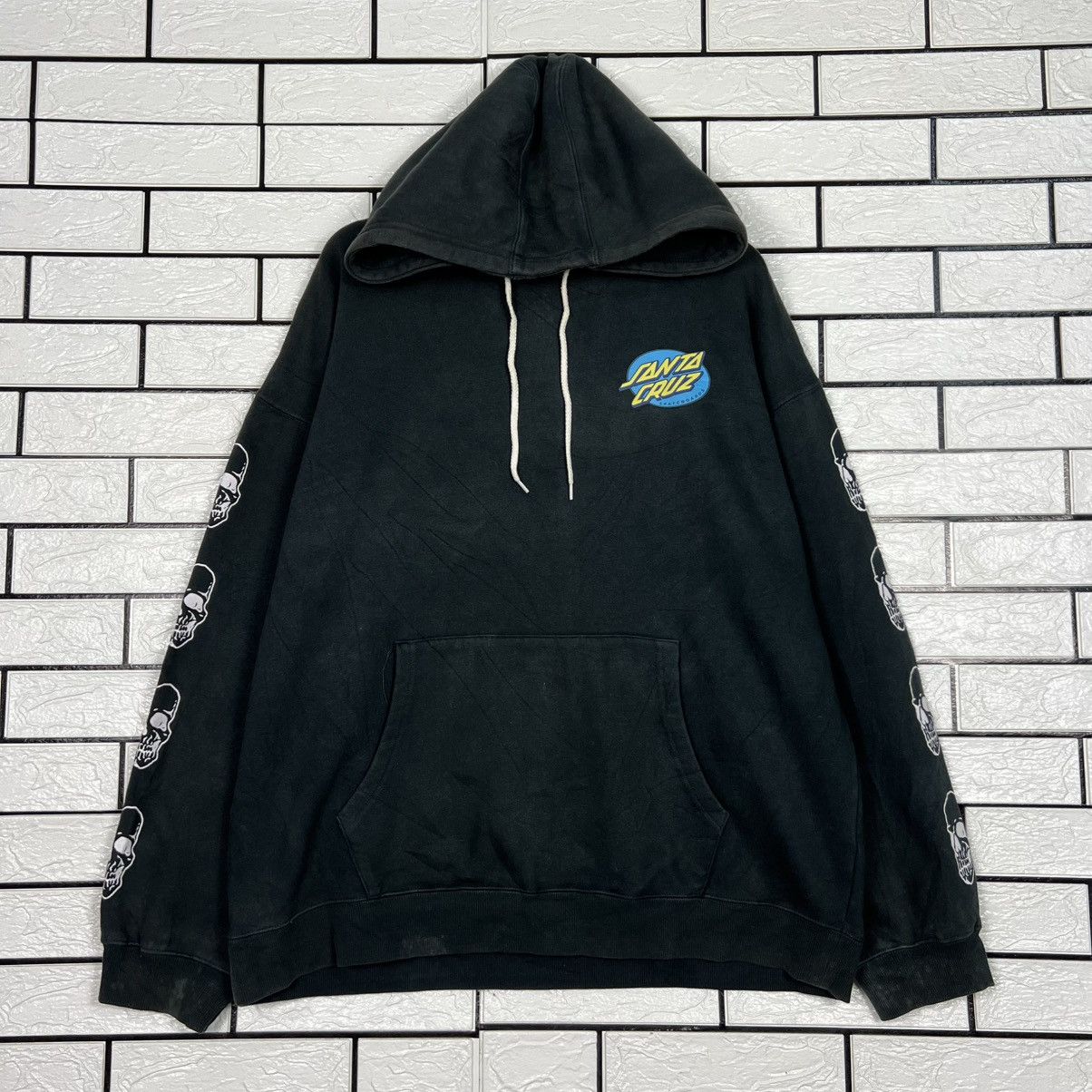 Santa Cruz Skateboards SANTA CRUZ Skateboards Big Logo Pullover Hoodies #4084-C186 Size US XL / EU 56 / 4 - 2 Thumbnail
