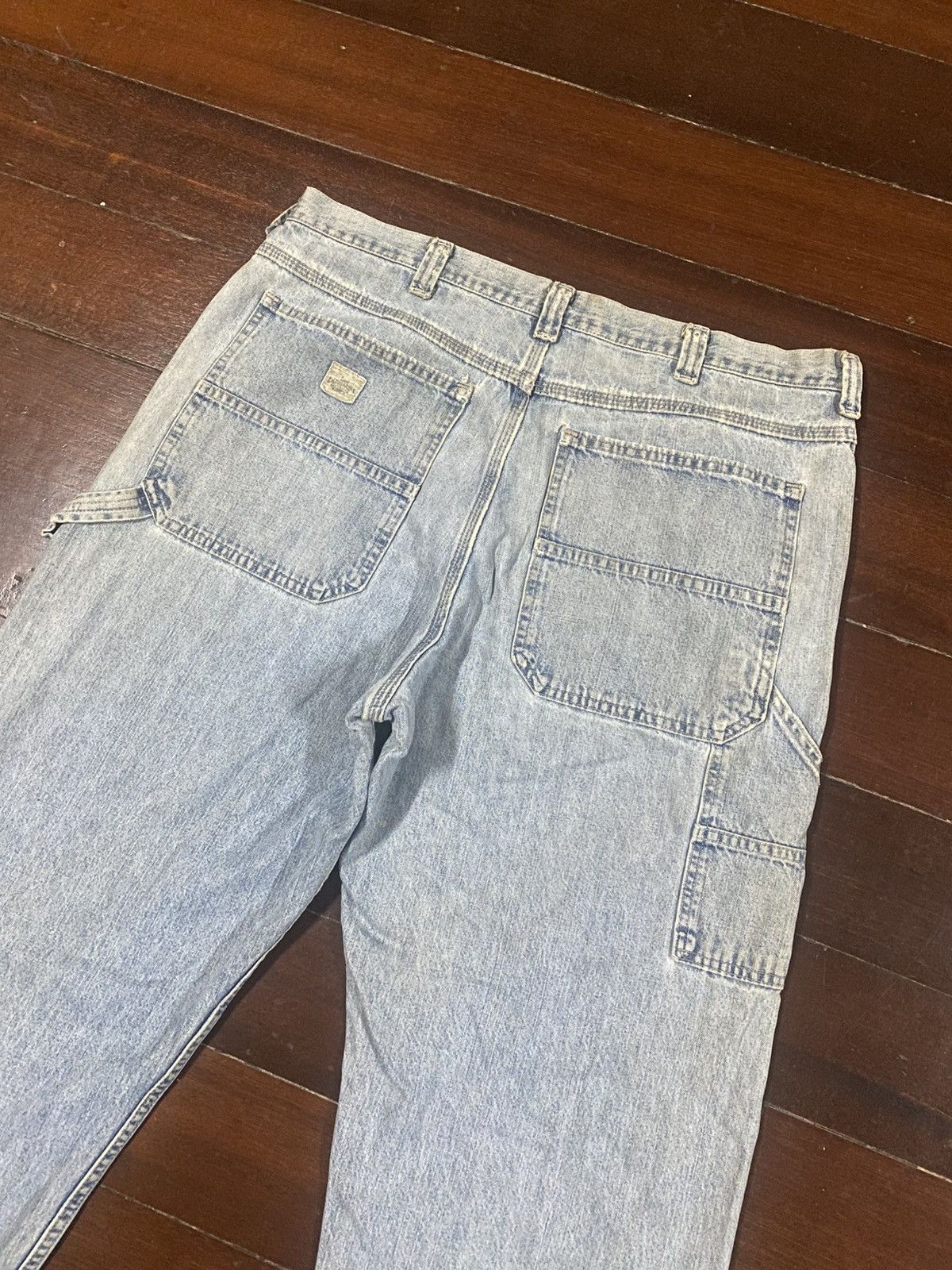 Japanese Brand VINTAGE DENIM CARPENTER DETROIT CHORE JEANS LEE DUNGAREES Size US 39 - 11 Thumbnail