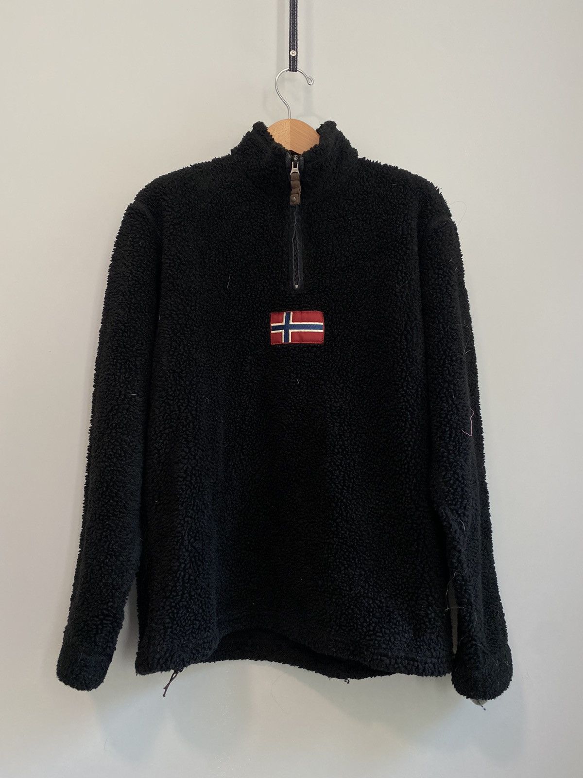 Napapijri × Vintage Napapijri Shag Pullover Size US M / EU 48-50 / 2 - 1 Thumbnail