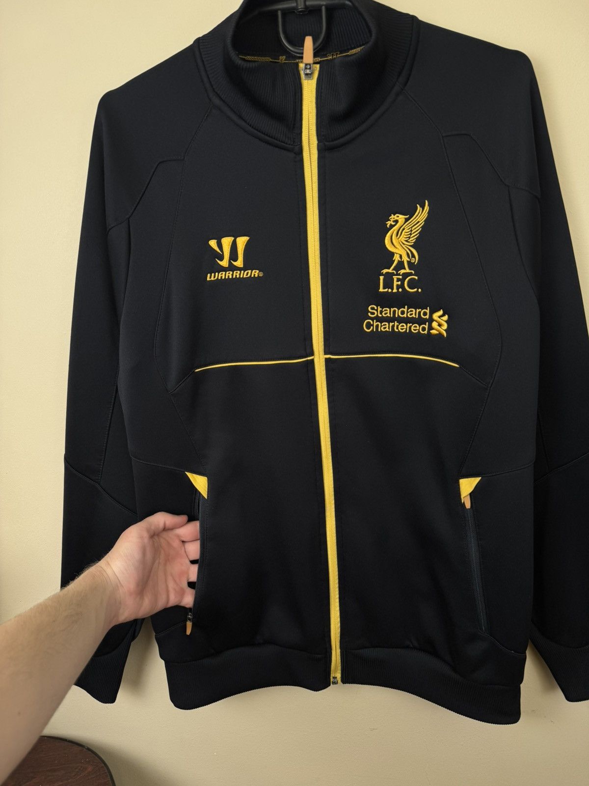 Warrior Liverpool FC Warrior 2013 2014 Track Jacket M Black Soccer Size US M / EU 48-50 / 2 - 12 Thumbnail