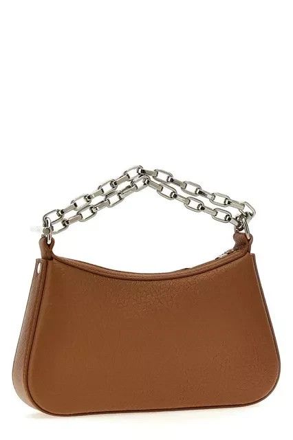 Alexander McQueen ALEXANDER MCQUEEN T-Bar Mini Brown Leather Pouch New Size ONE SIZE - 2 Thumbnail