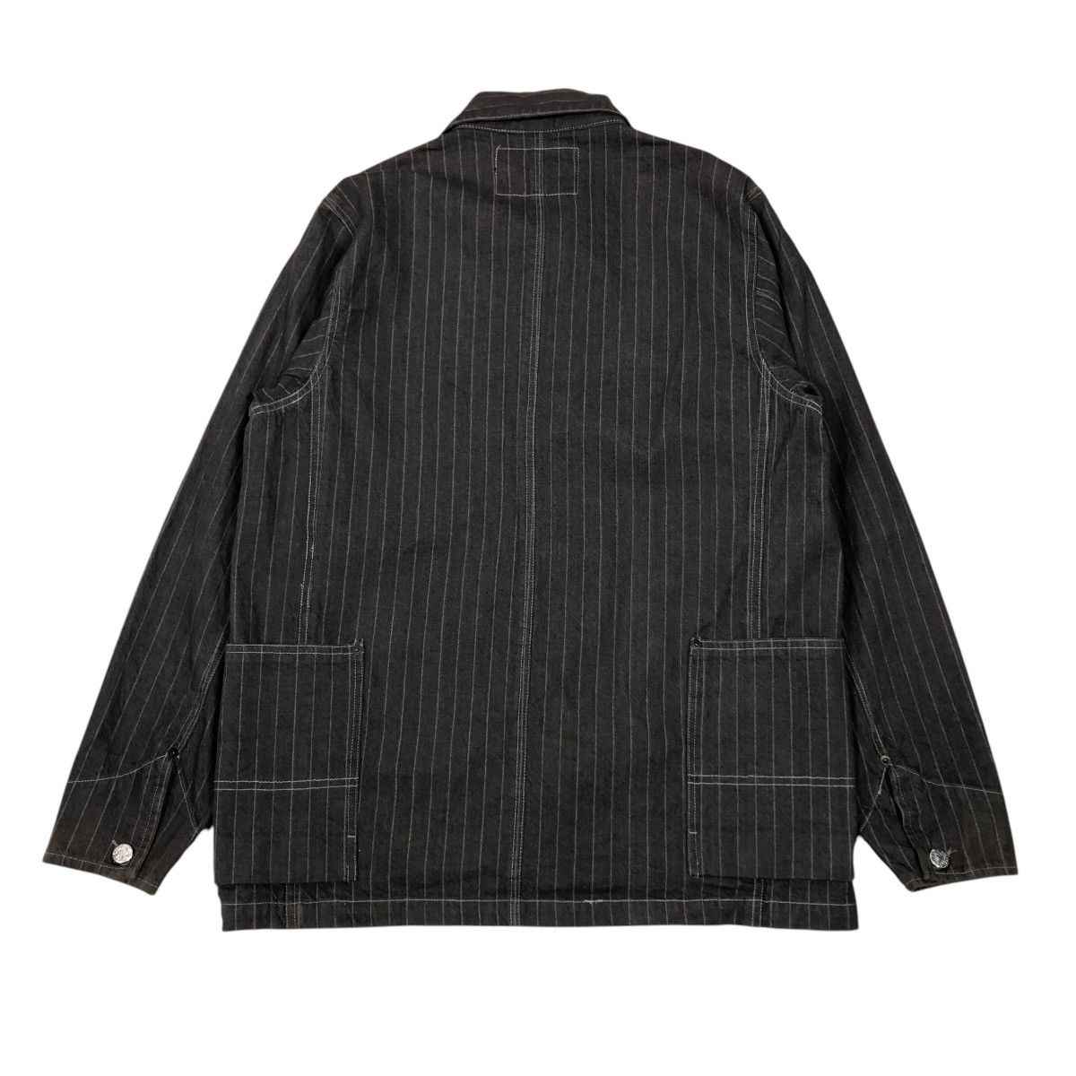 Japanese Brand 🔥VINTAGE HICKORY CHORE JACKET BREATH STRIPED ISSEY MIYAKE Size US M / EU 48-50 / 2 - 2 Thumbnail