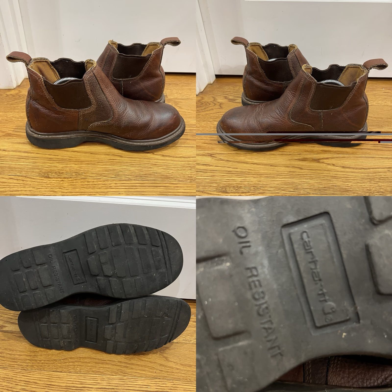 Carhartt Carhartt Boots Men’s 8.5 M Brown Waterproof Romeo Work Slip On CMS4100 Soft Toe - Work Boots, Men, Brown, Waterproof, Slip-On, Leather Upper, 8.5 M Size US 8.5 / EU 41-42 - 8 Thumbnail