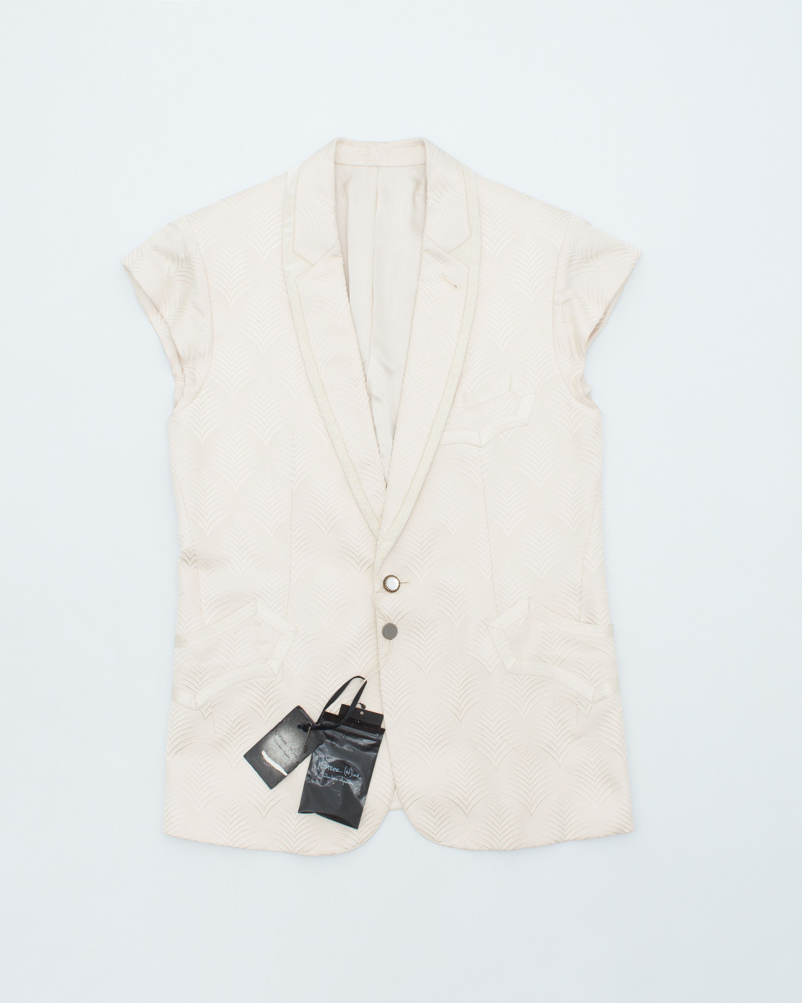 Number (N)ine Rare Runaway SS2009 Silk-Cashmere Vest Made in Japan Size US XL / EU 56 / 4 - 3 Thumbnail